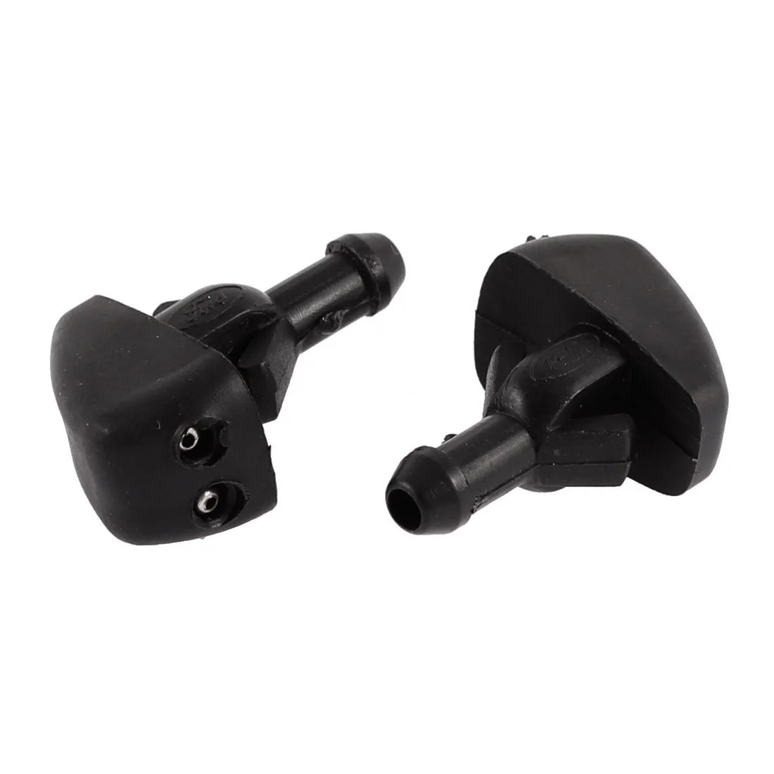 Car Windshield Washer Sprayer Nozzle Dual Holes 2 Pcs for Ford