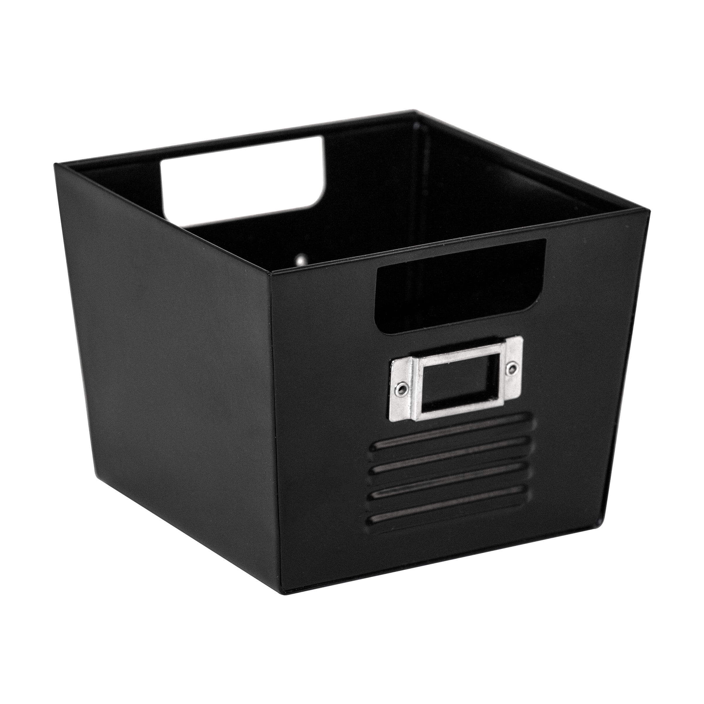 Small Locker Bin, Black