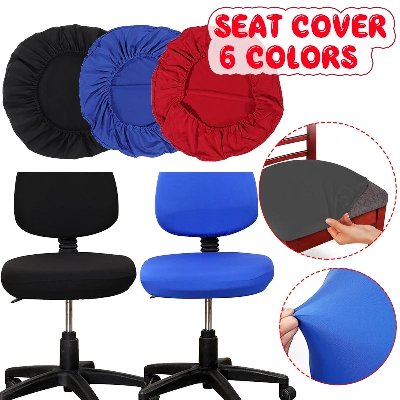 Removable Office Swivel Chair Seat Cover Case with Headrest Covers