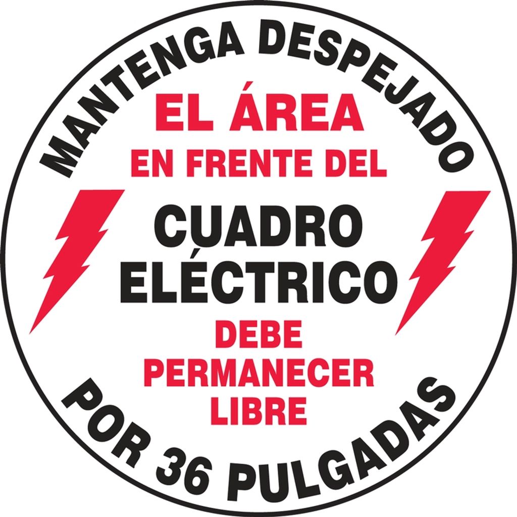 Keep Area Clear Floor Tape