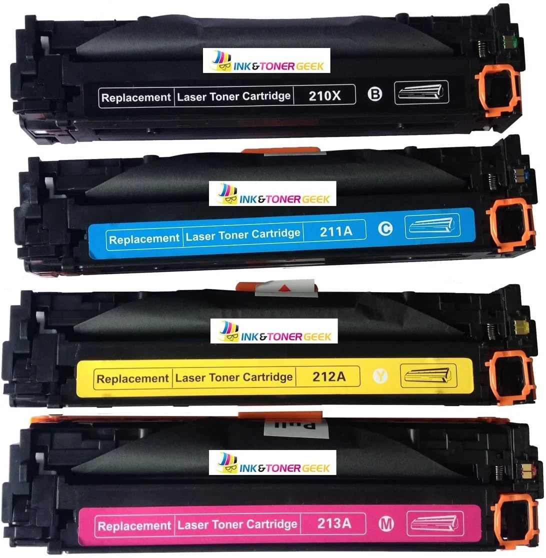 Ink & Toner Geek® 4 Pack Compatible Replacement Toner Cartridge Set for