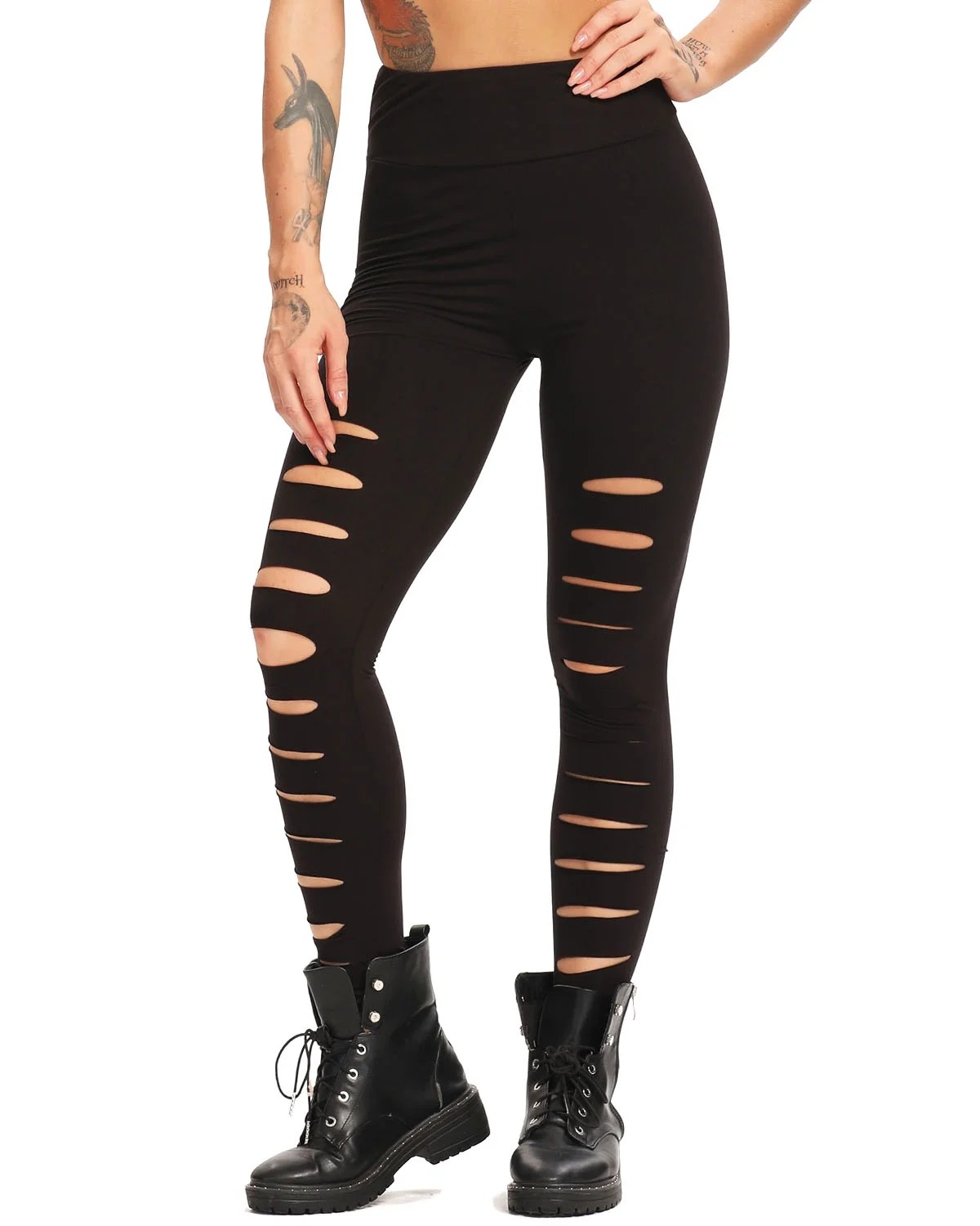 INFILAR INFILAR Women Ripped Yoga Pants High Waist INFILAR INFILAR Women Ripped Yoga Pants High Waist
