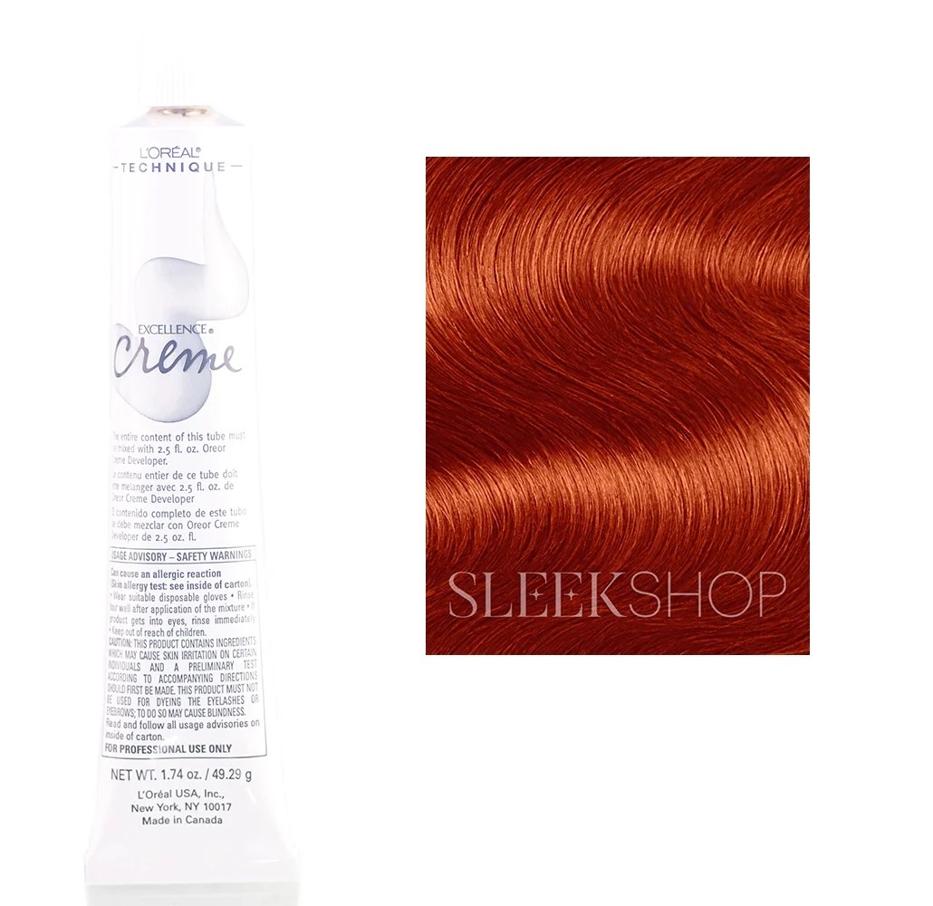 L'oreal Excellence Creme Permanent Hair Color, Dark Copper Golden