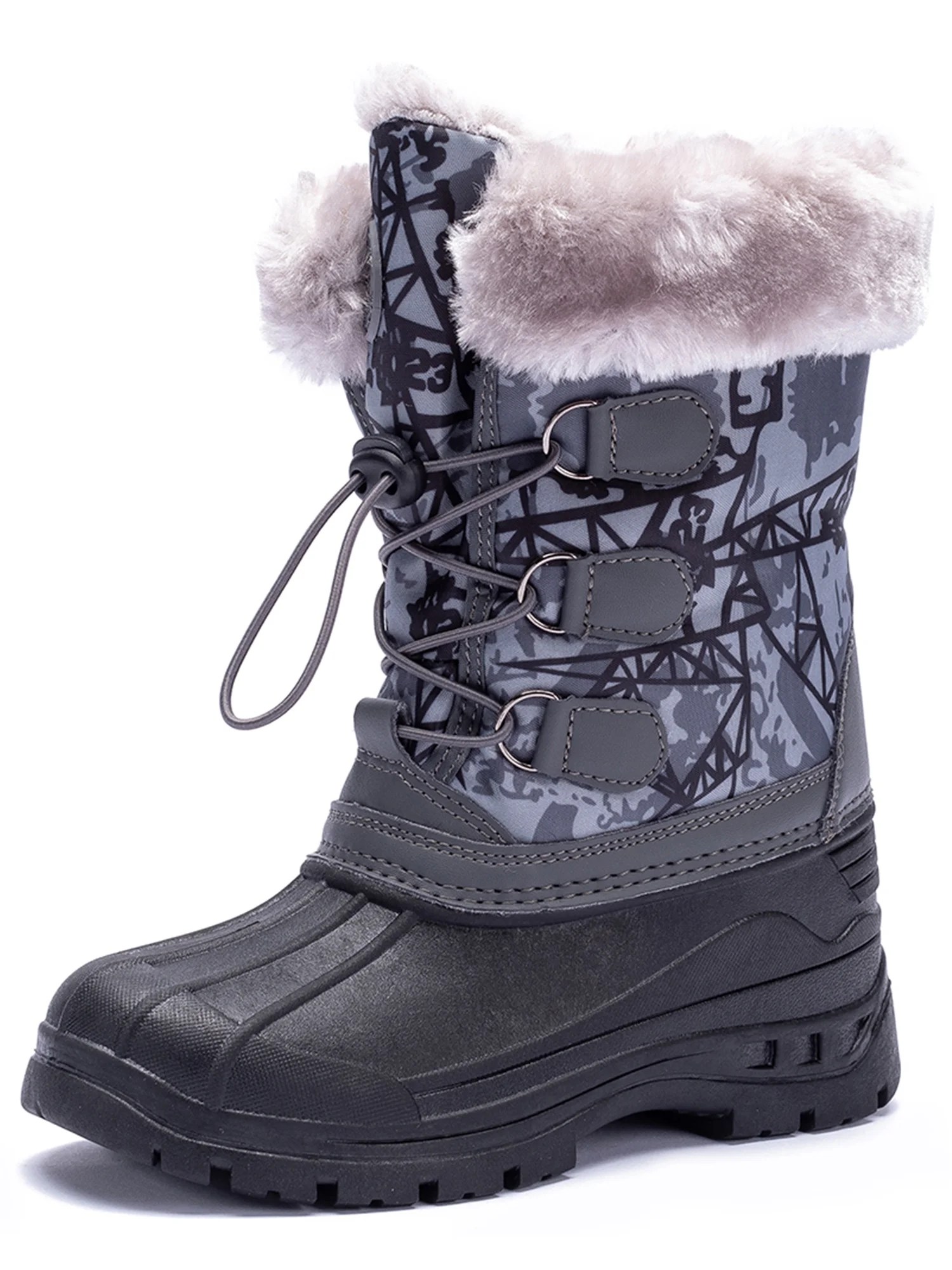 OwnShoe Kids Snow Boots for Boys Girls Winter Boots Waterproof Cold