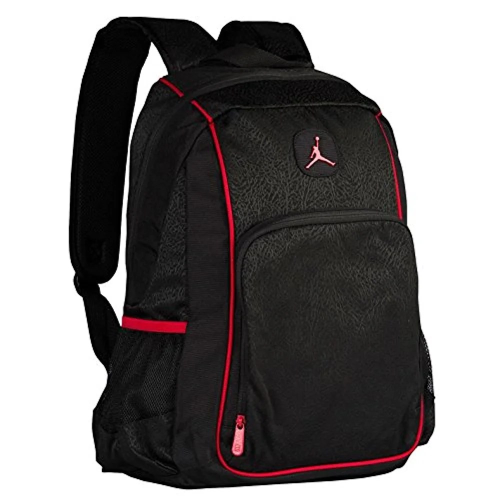 Nike Air Jordan Legacy Elite School Backpack, Black/Gym Red