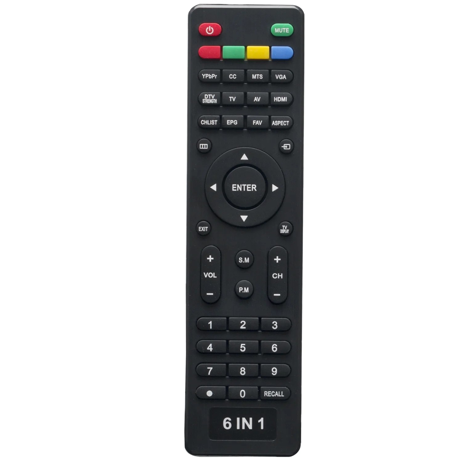 New 6 in 1 universal Remote Control for PIONEER VIORE POLAROID RCA VIOS