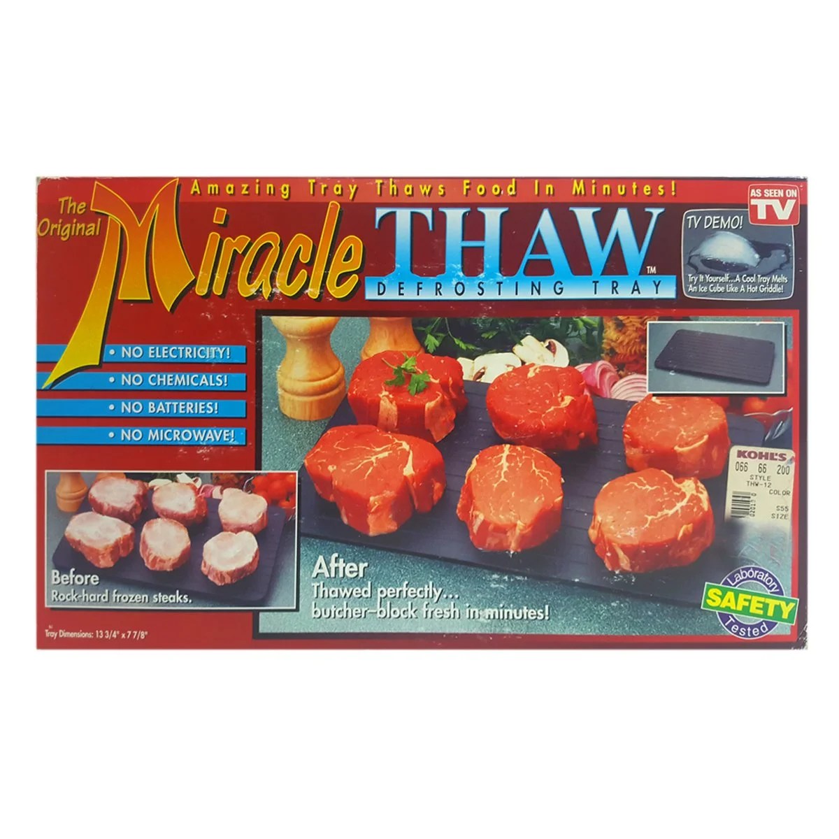The Original Miracle Thaw Defrosting Tray