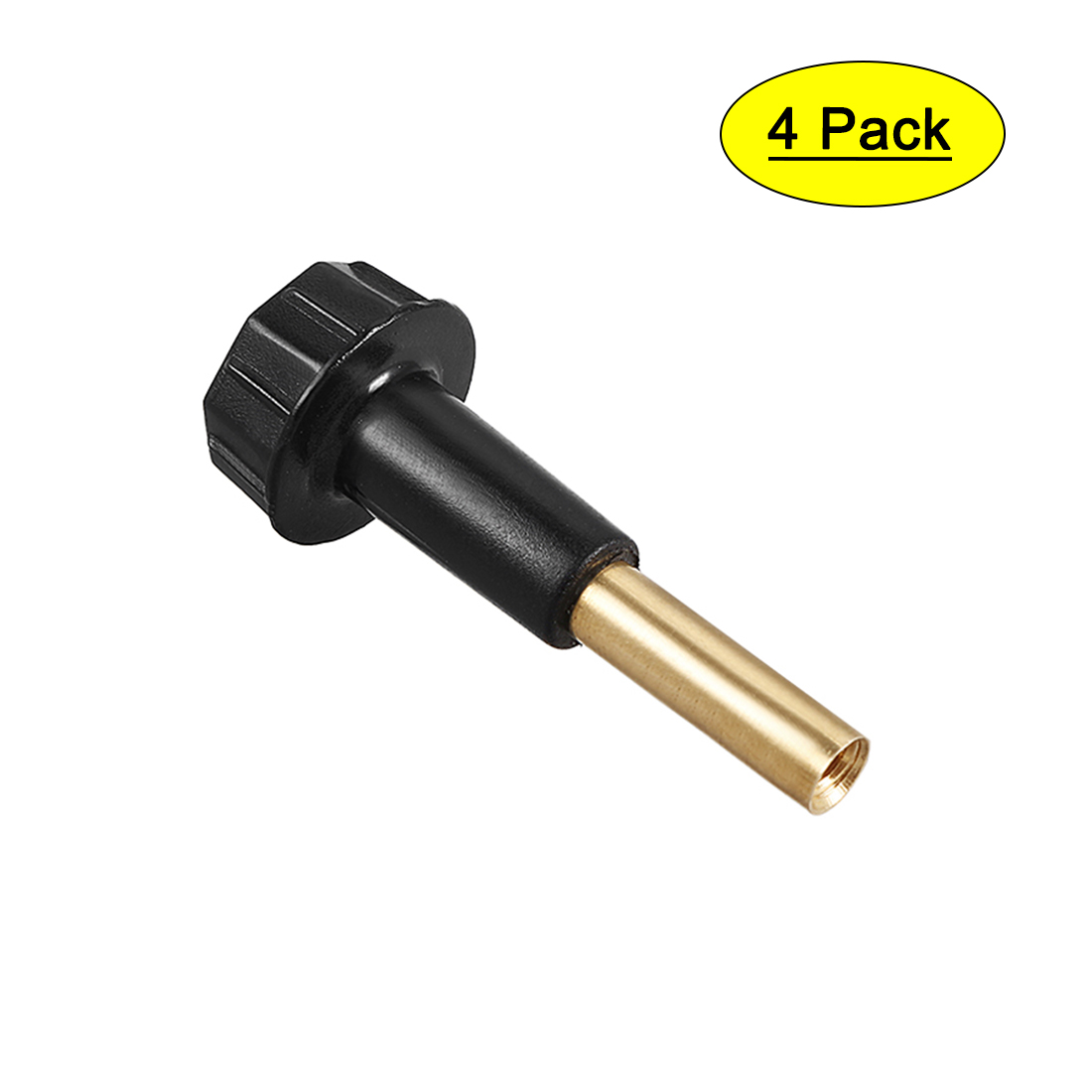 4 Pack Replacement Lamp Turn Knob and Extensions Black