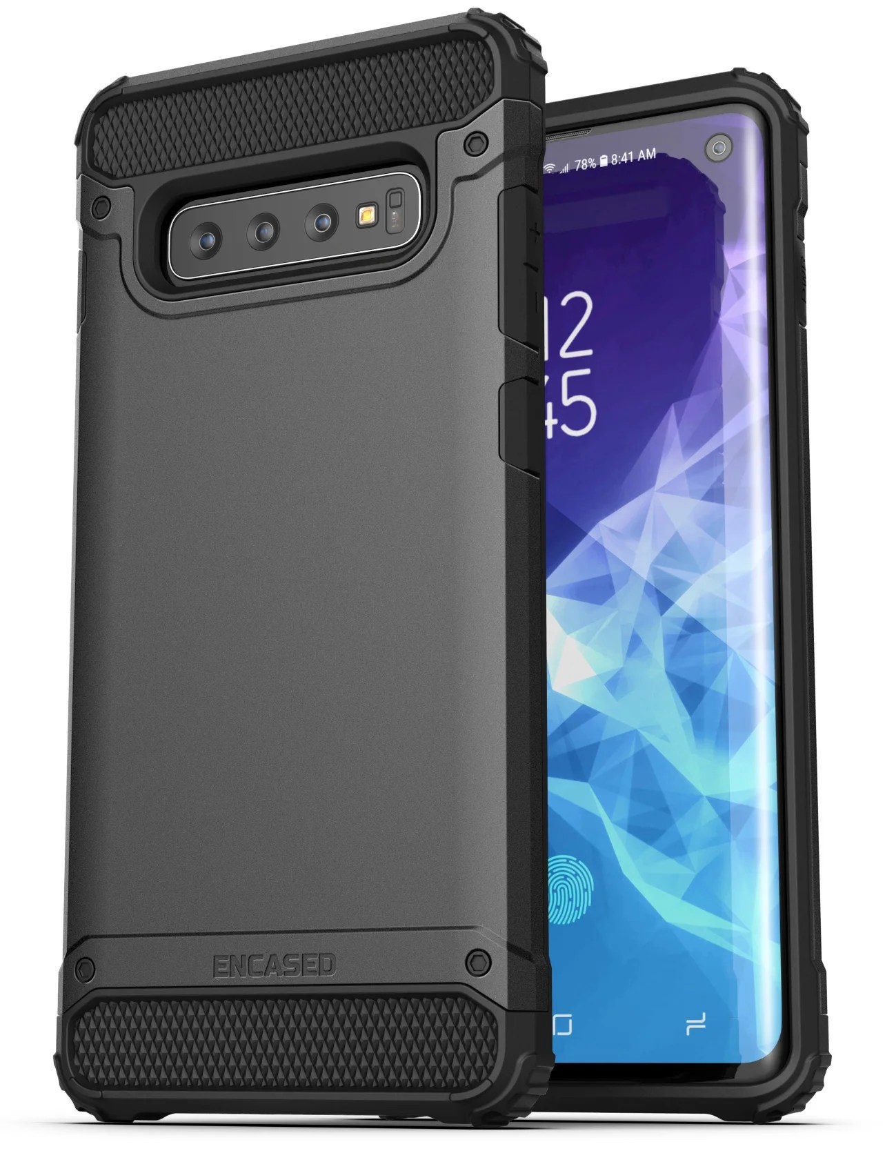 Encased Heavy Duty Galaxy S10 Case (2019 Scorpio Series) Military Grade