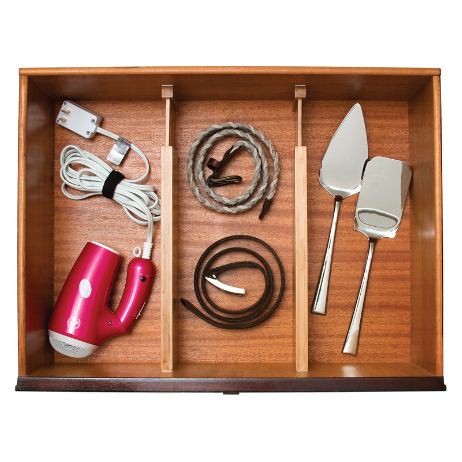 Lipper Bamboo Custom Fit Drawer Dividers Set of 2