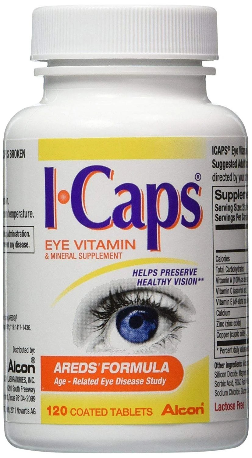I Caps Eye Vitamin Areds Formula (120 coated tablets)