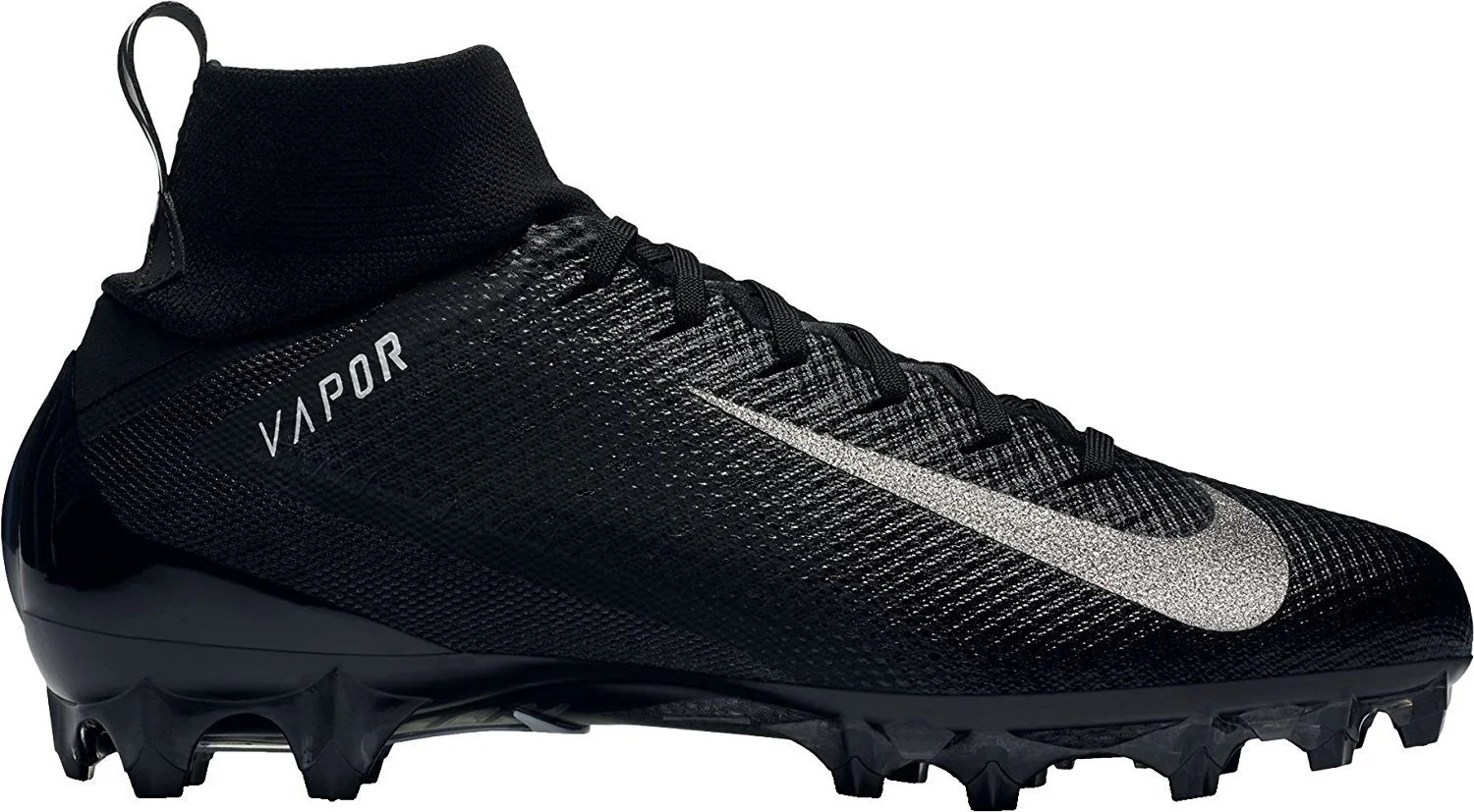 NIKE Men's Vapor Untouchable 3 Pro Football Cleats (12, Black/White