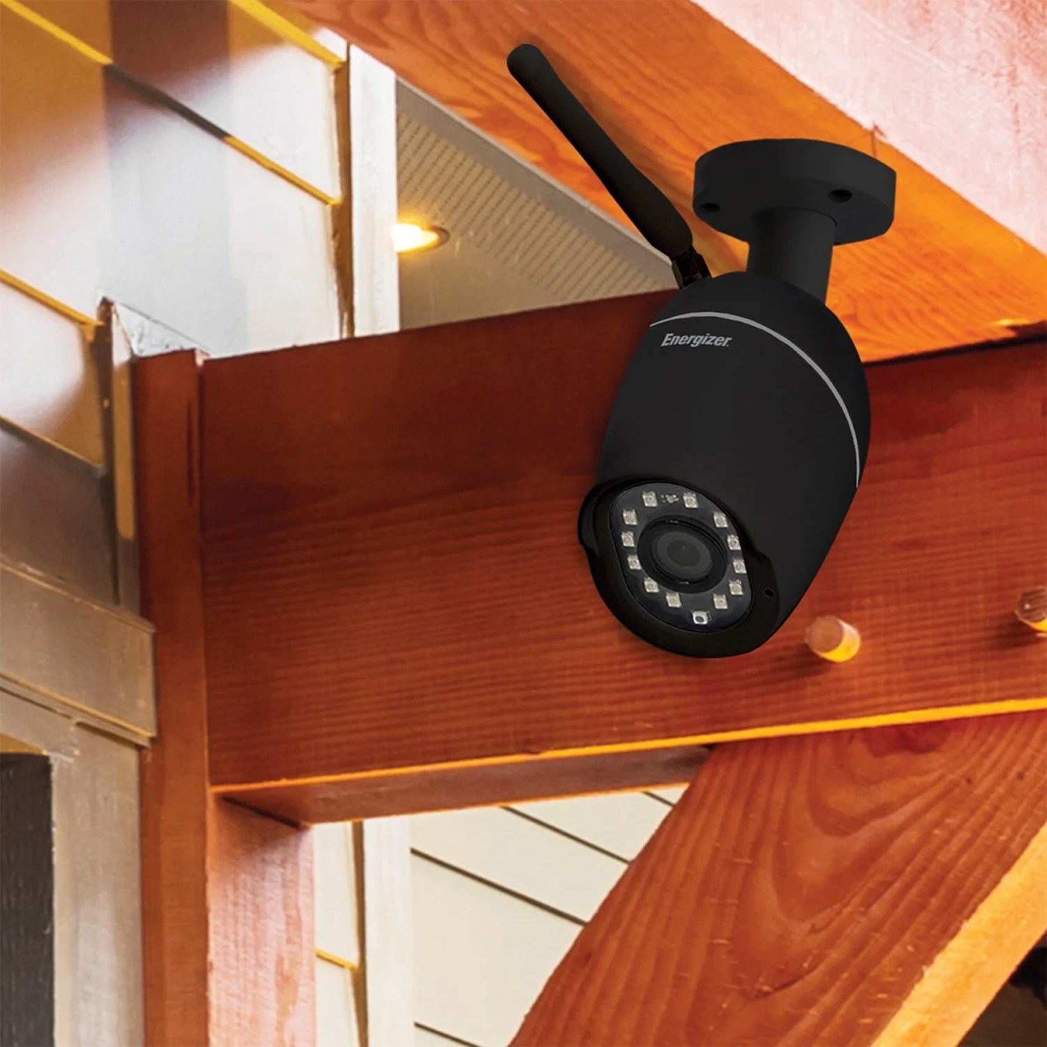 Energizer Connect EOX11002BLK Smart 1080p Outdoor Camera With Camera