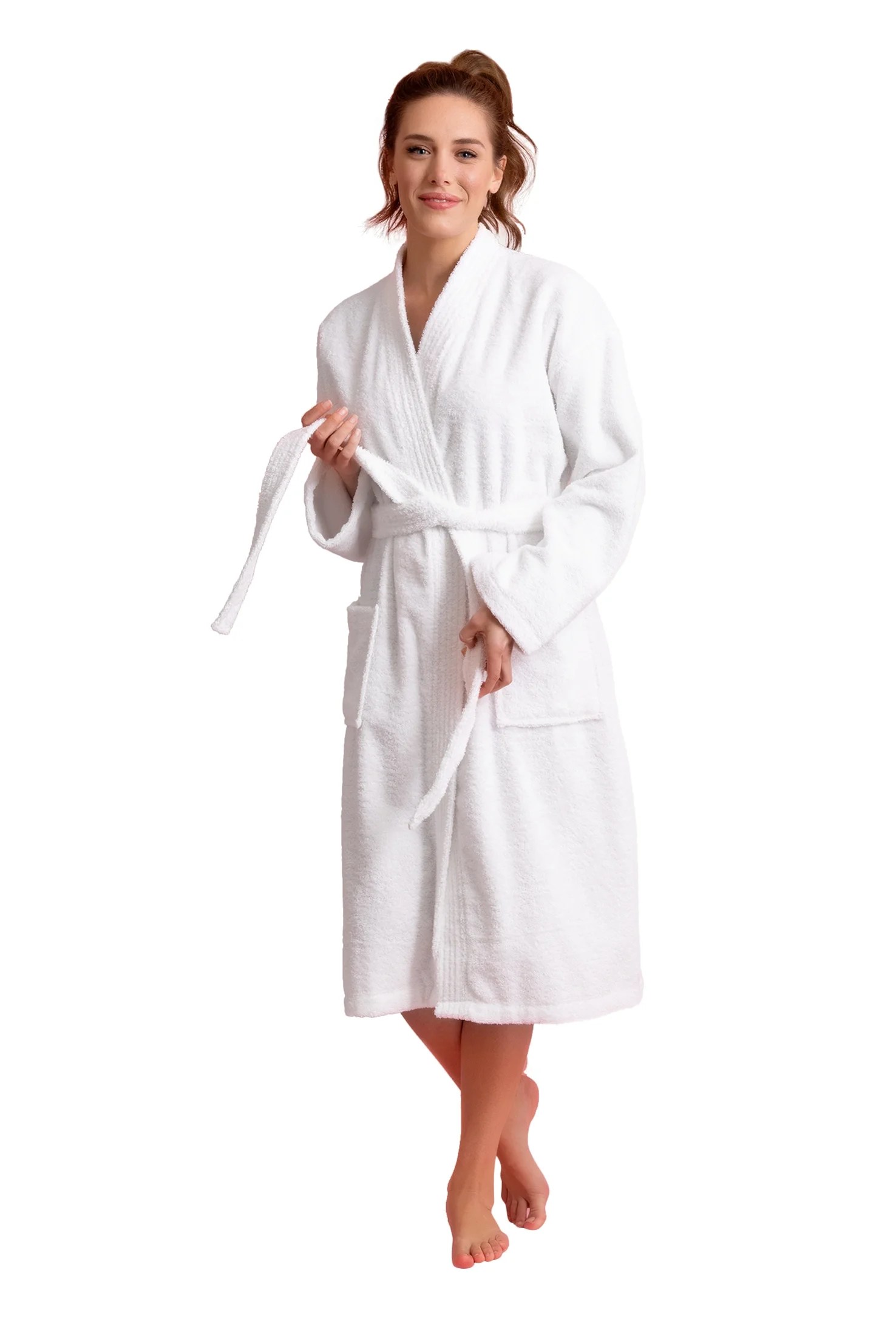 Towelnrobe Deluxe SpaStyle Women Terry Kimono Bathrobe Thick Turkish