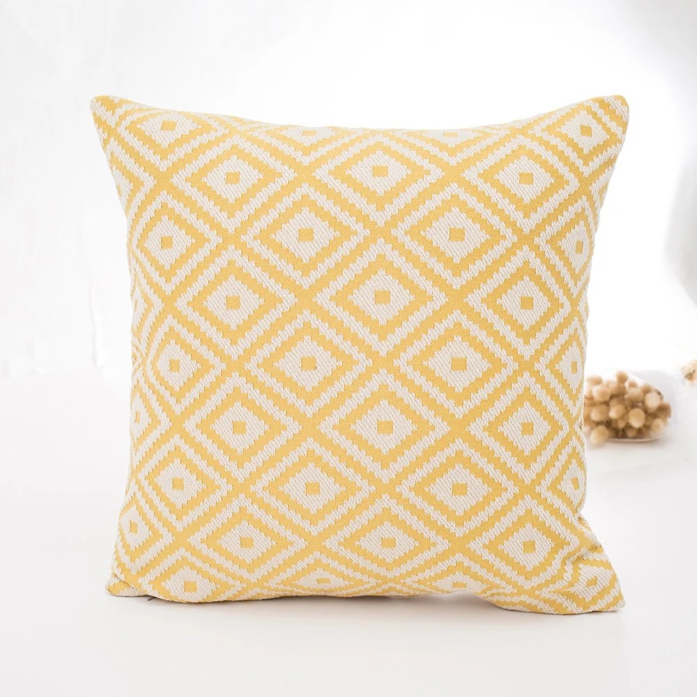 Polyester Cotton Pillow Cases Polyester Sofa Cushion Cover Home Decor