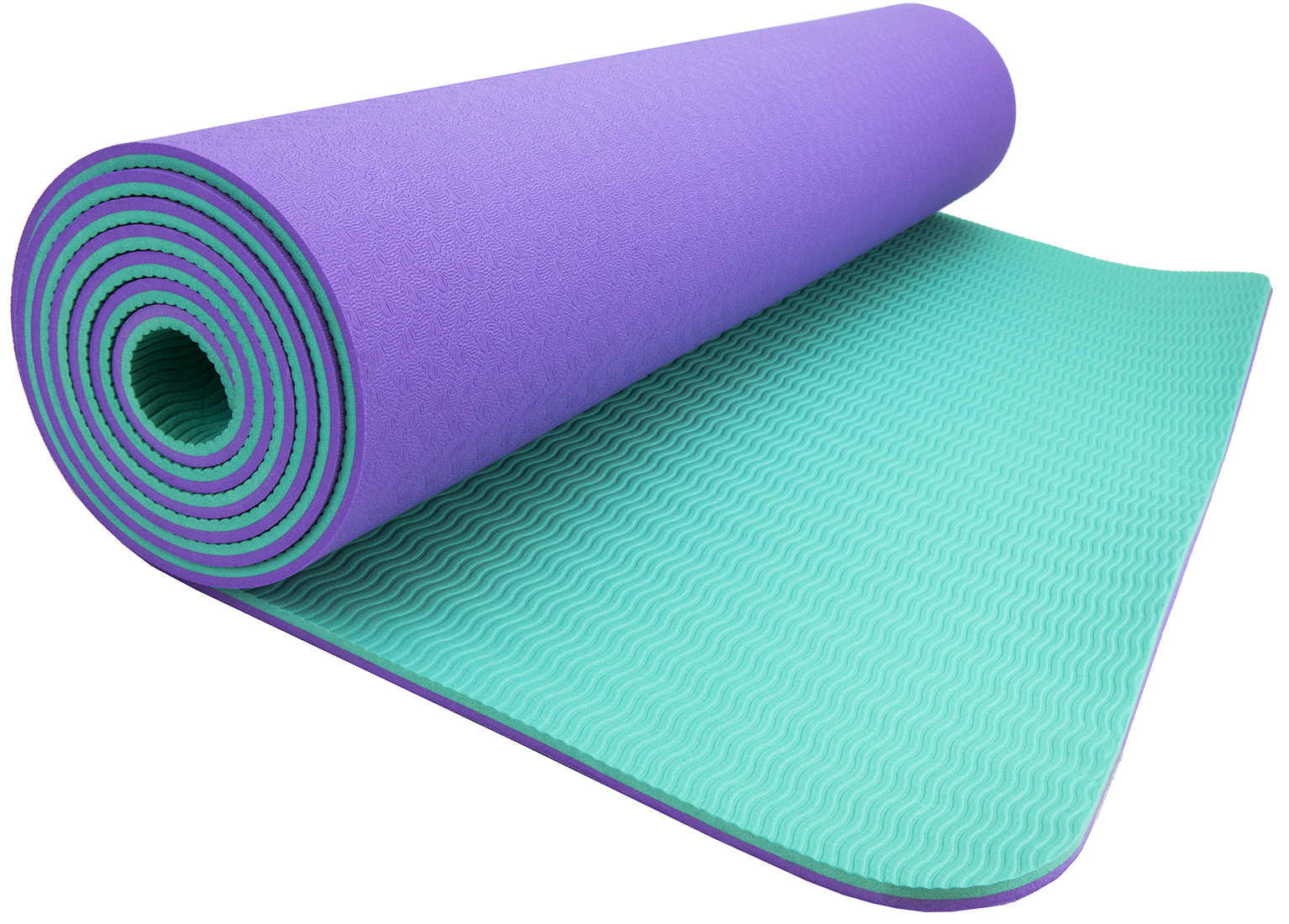 Wacces TPE Exercise Fitness Yoga Gym Training Premium Mat 72"x 24"x 1/4