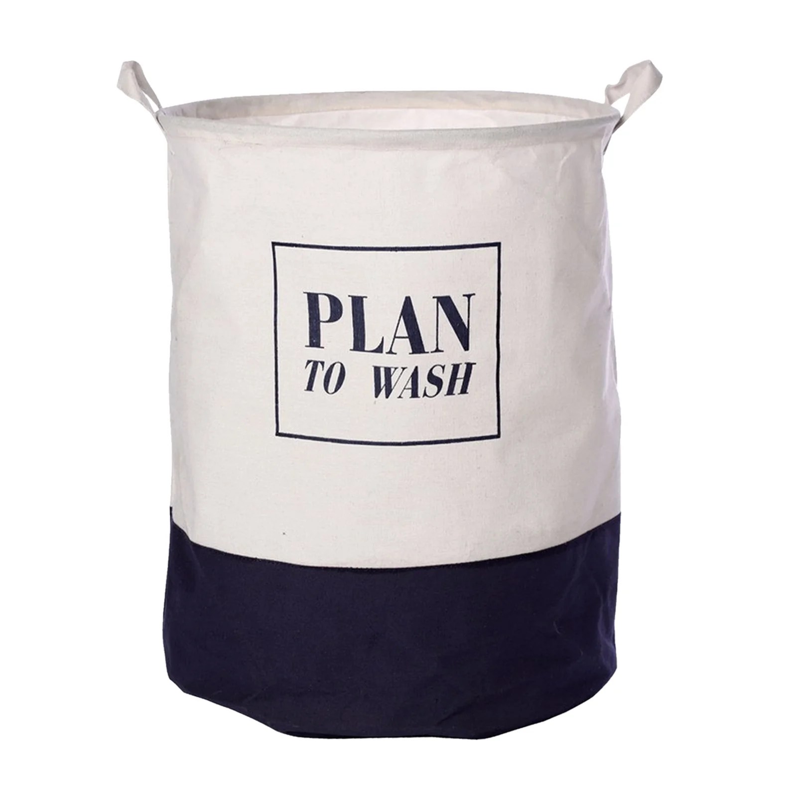 Double Color Laundry Basket Large Laundry Basket Long Handle