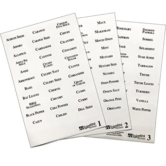 Free Printable Spice Cabinet Checklist Wondermom Wannabe