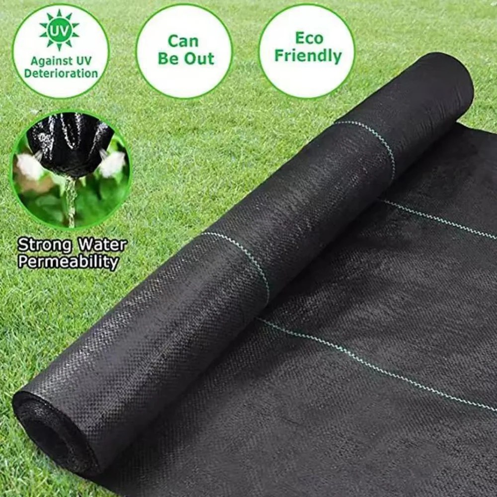 Weed Barrier Landscape Fabric Heavy Duty，Weed Block Gardening Ground