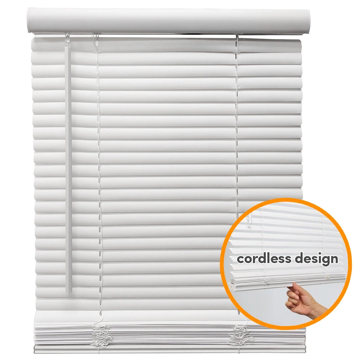 Biltek Cordless Window Blinds Horizontal 1" Slats Privacy