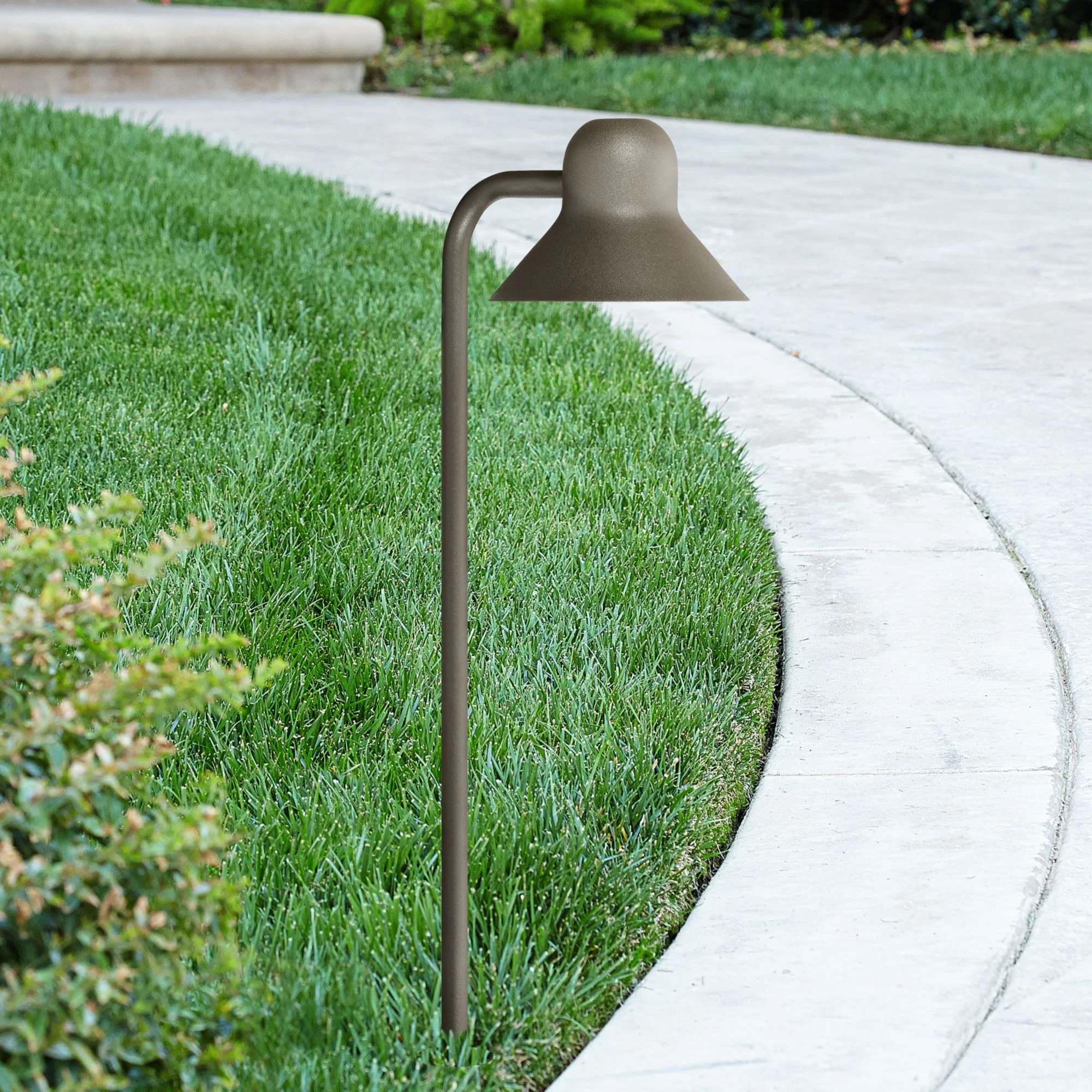 John Timberland Jayce 18 1/2" High Bronze LED Landscape Path Light