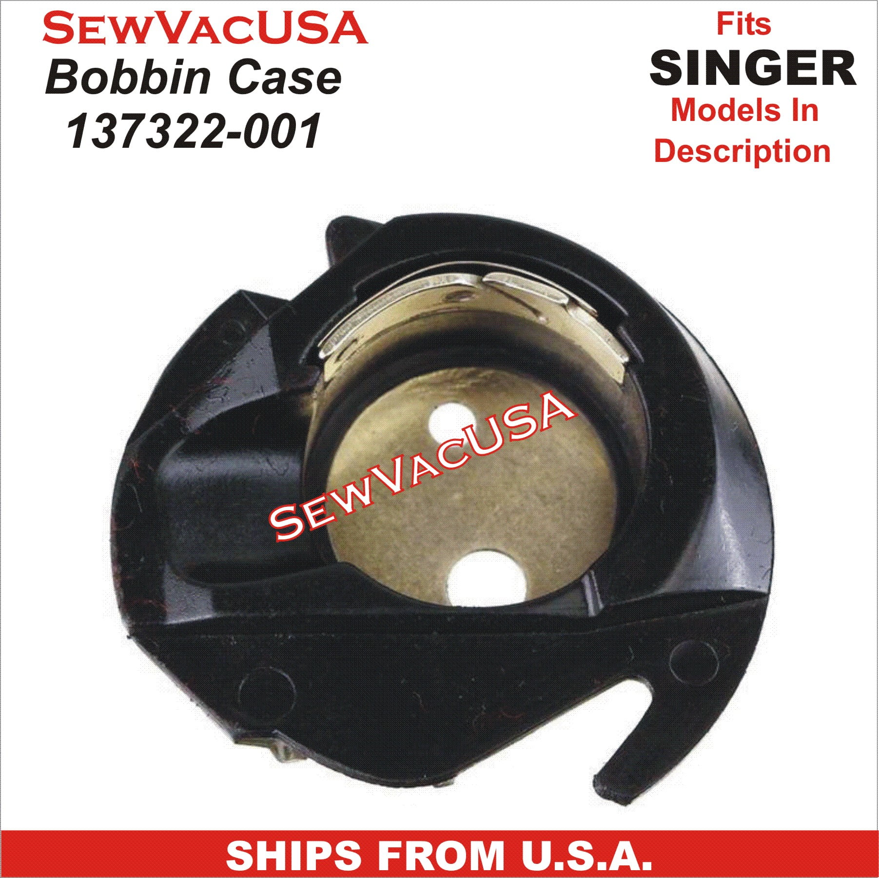 Bobbin Case Singer Part Number 137322001 Fits Singer Sewing Machine Models In Description