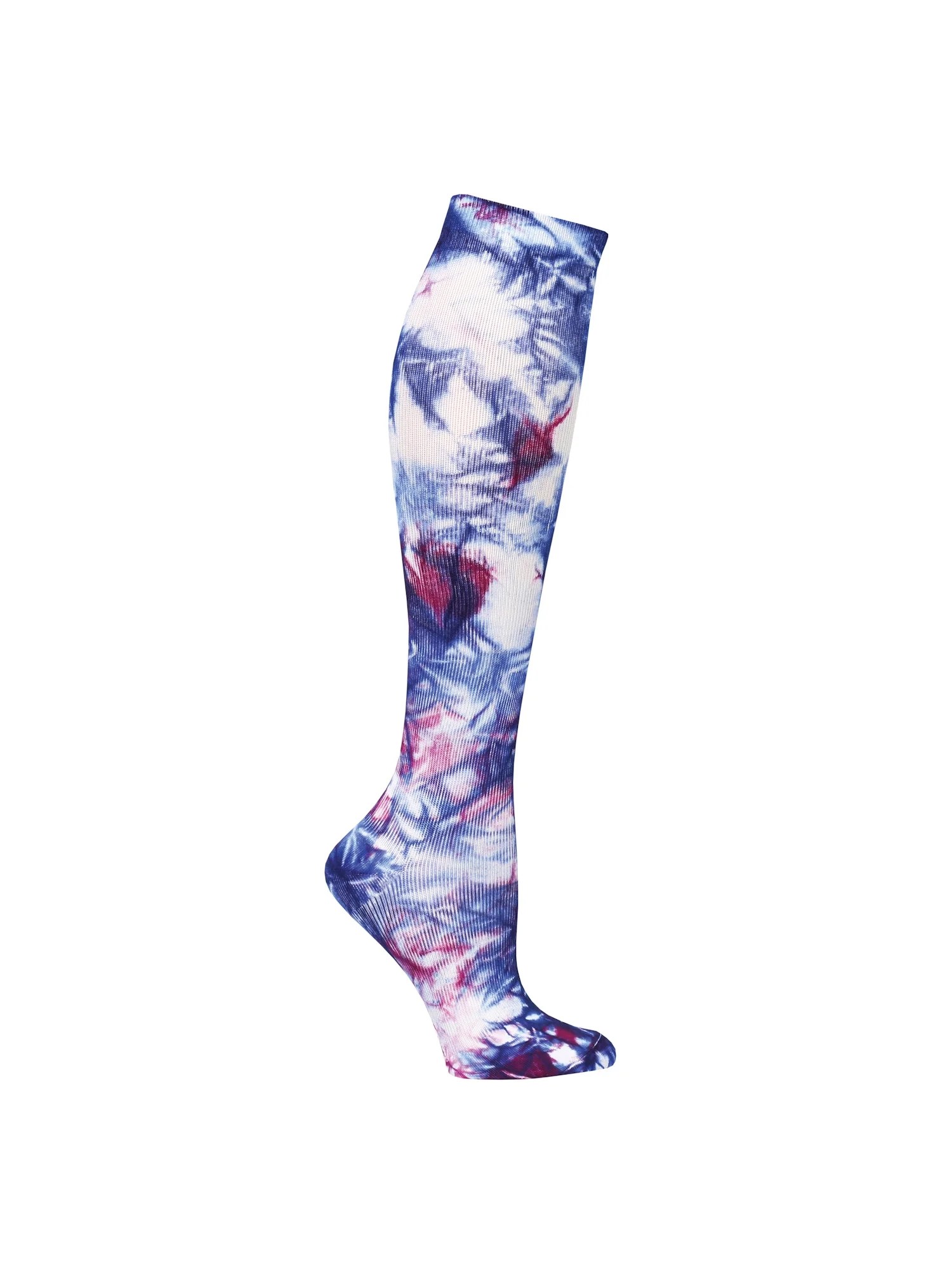 Women's Fun Knit Mild Compression Socks, Wide Calf