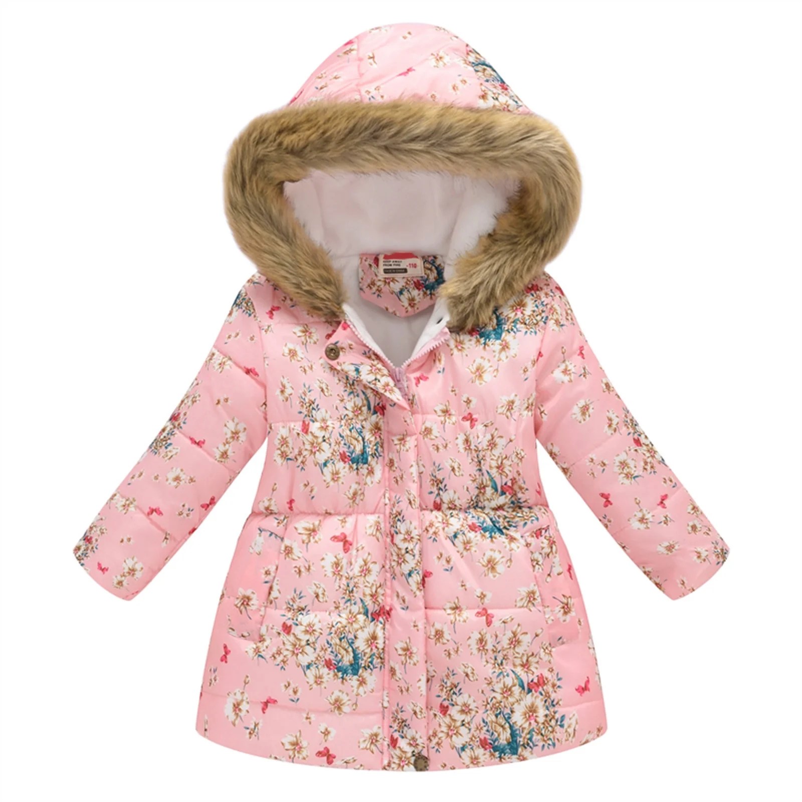 TAIAOJING Coat For Toddler Baby Boys Girls Hooded Jacket Kids Warm