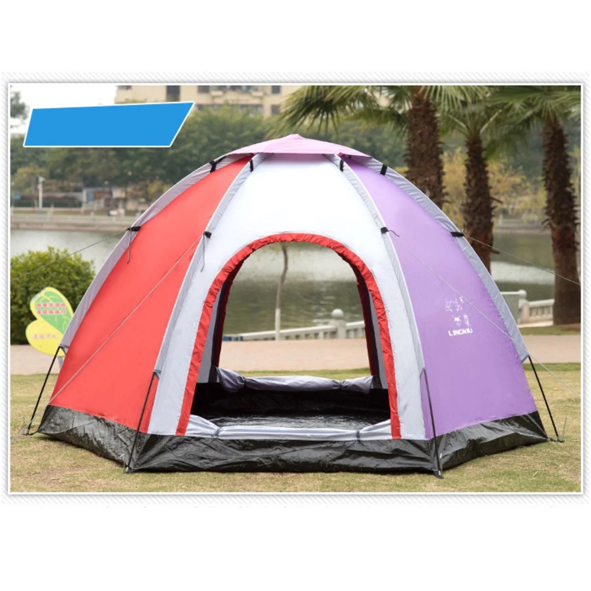 8 x 8 foot 4Person Huge Camping Tent Family Instant Tent