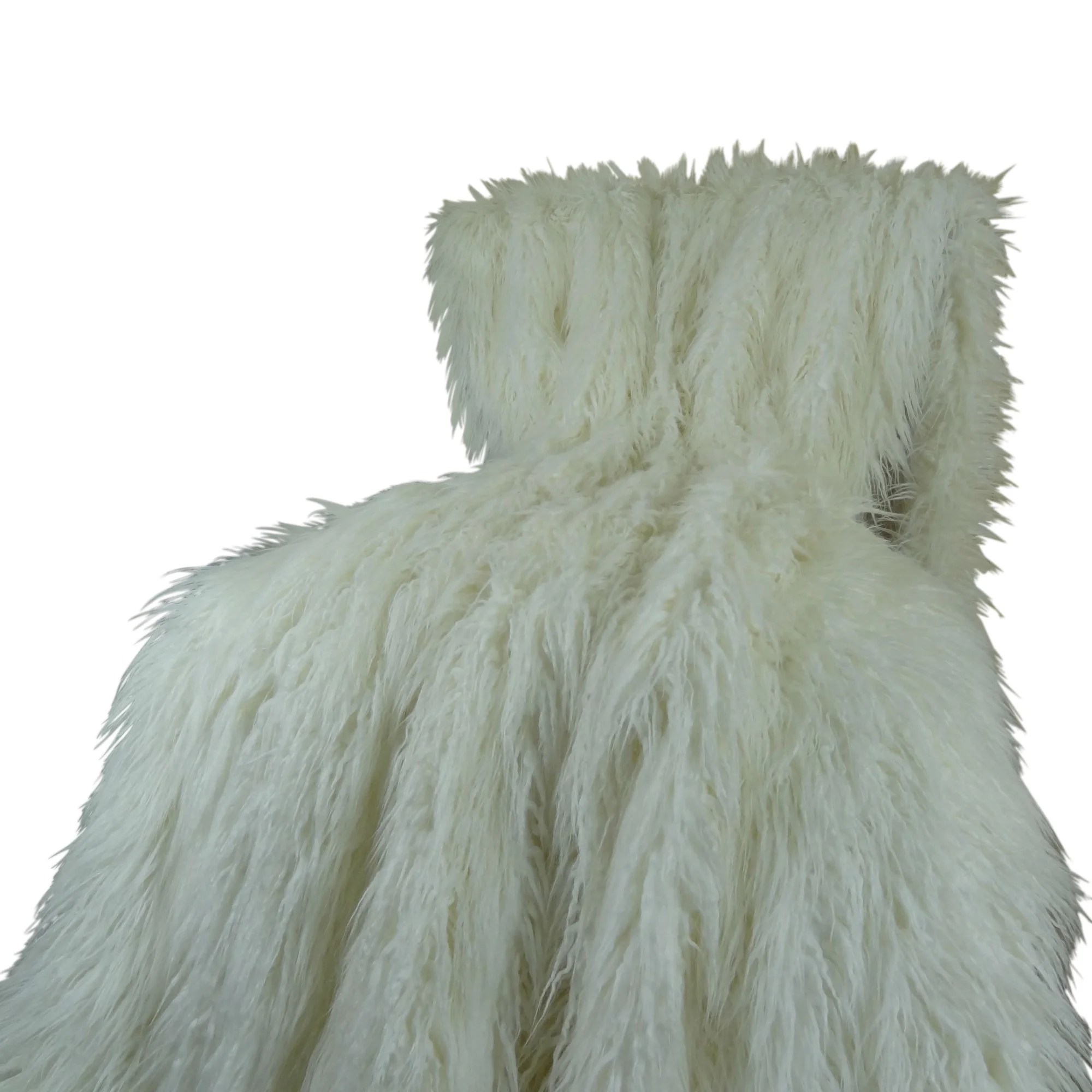 Mongolian Faux Fur Throw