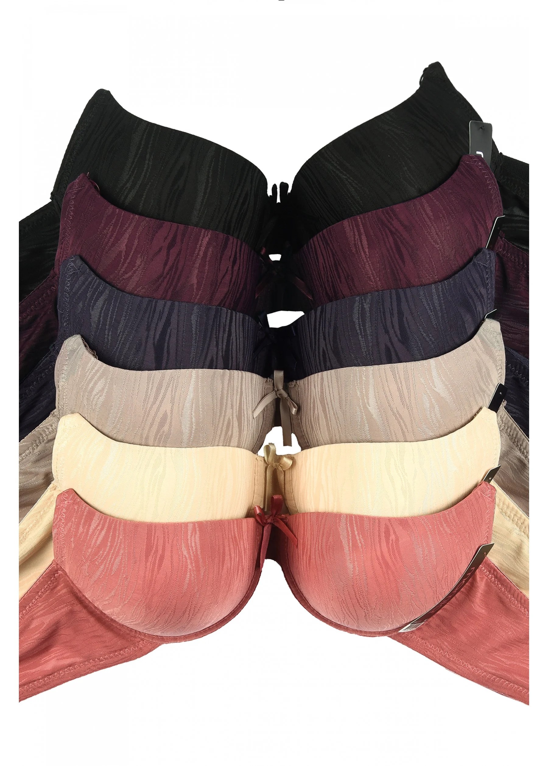 Mamia Mamia Intimate Sets 6Pack Jacquard Bra, Size 34B Walmart