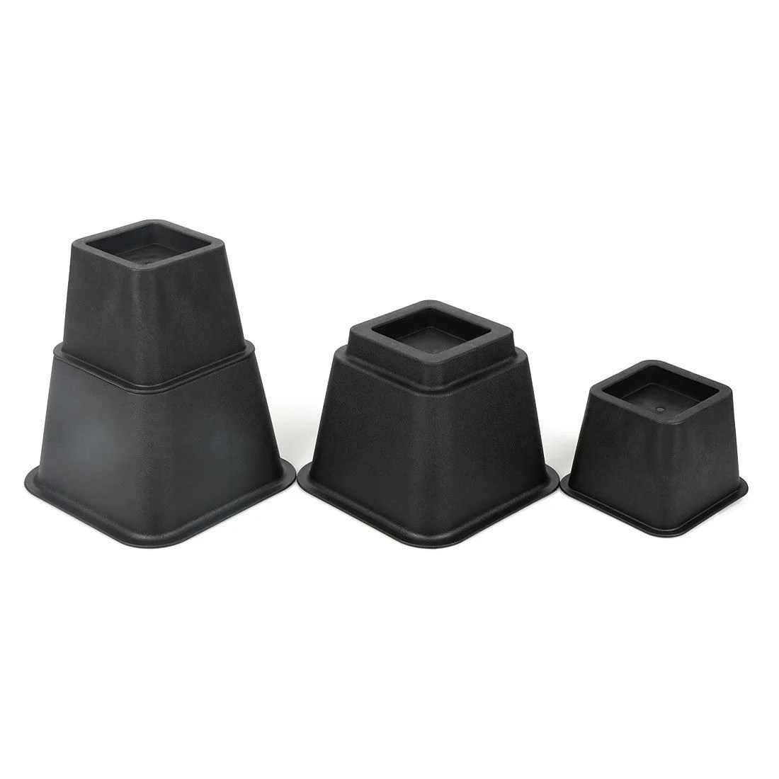 8PCS Bed Risers Furniture Chair Leg Lifts 3 level Bed Riser Feet