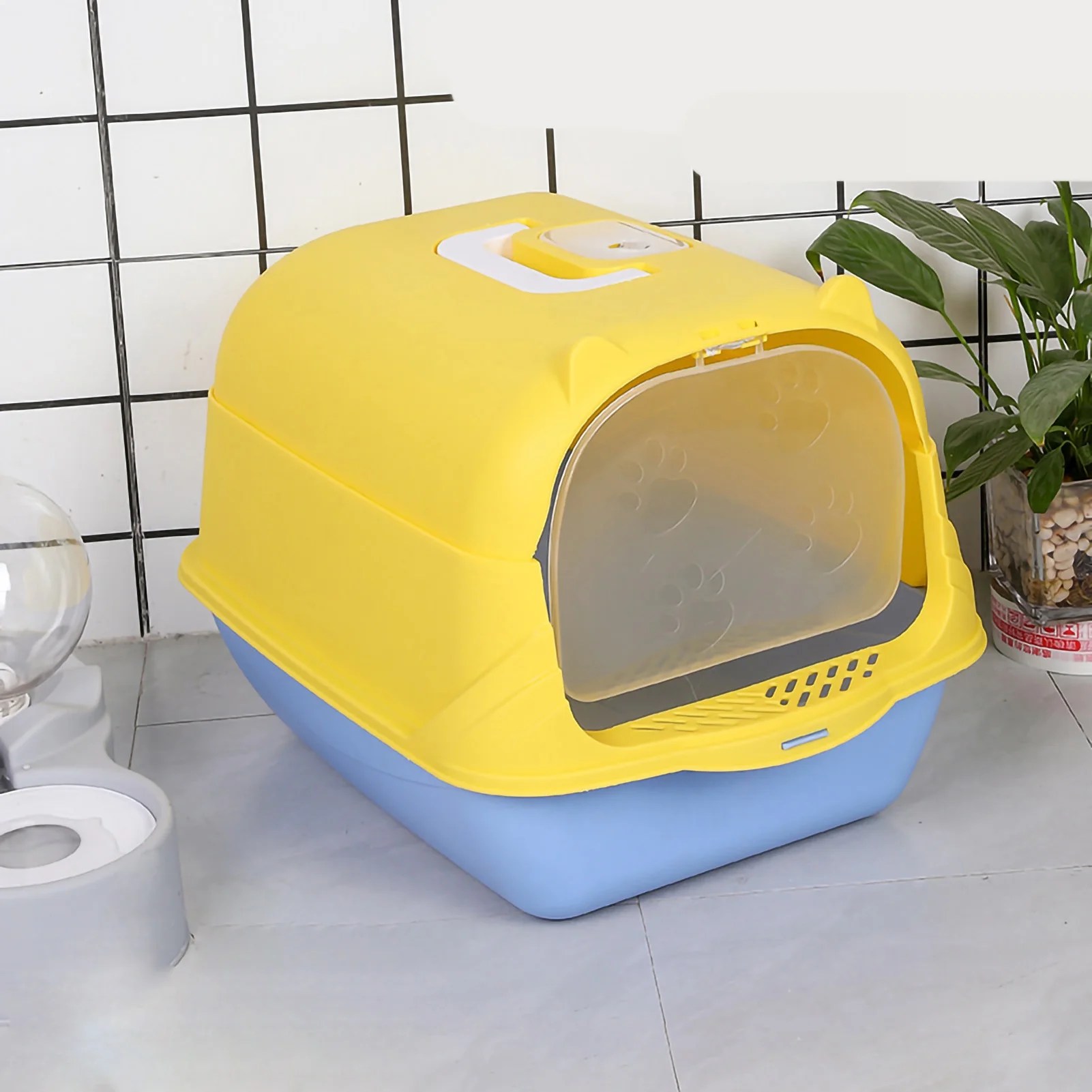 Large Litter Boxes For Big Cats Fully Enclosed Large Cat Litter Box