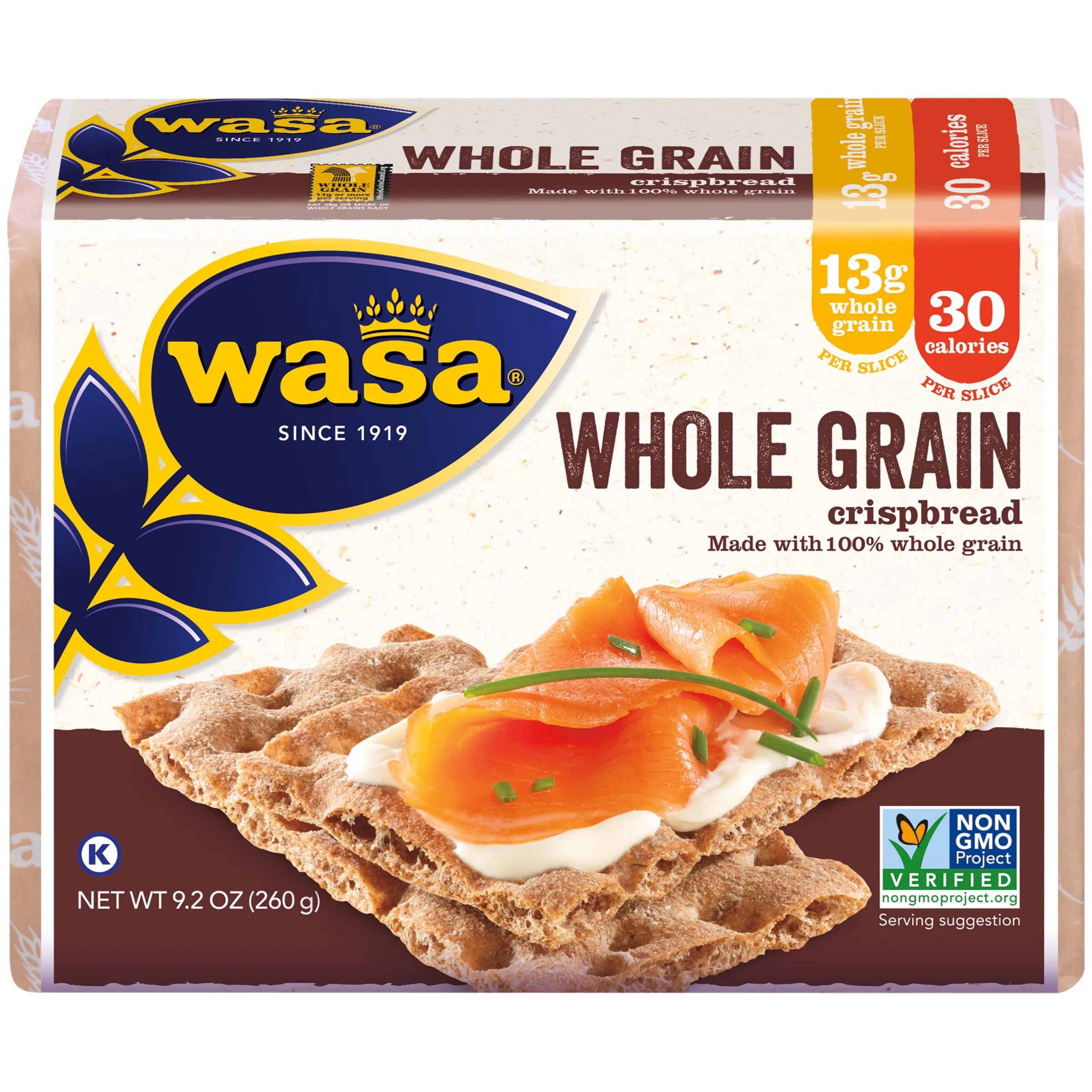 Wasa® Whole Grain Swedish Crispbread Crackers 9.2 oz