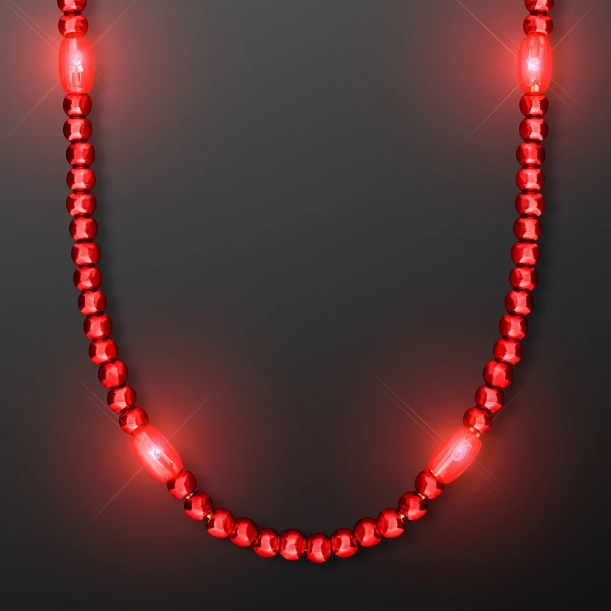 FlashingBlinkyLights LED Light Up Mardi Gras Beads