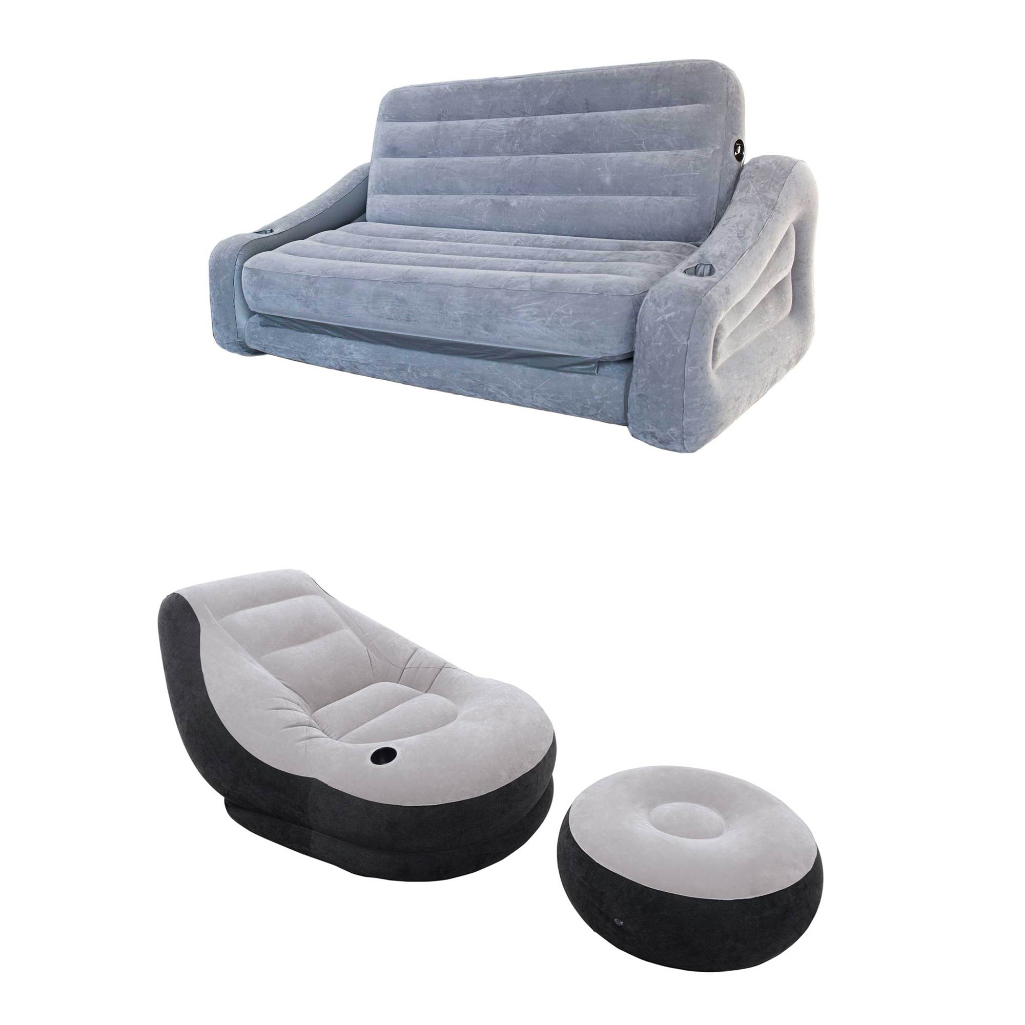 Intex Queen Inflatable PullOut Sofa Airbed & Ultra Lounge Intex Queen Inflatable PullOut Sofa Airbed & Ultra Lounge