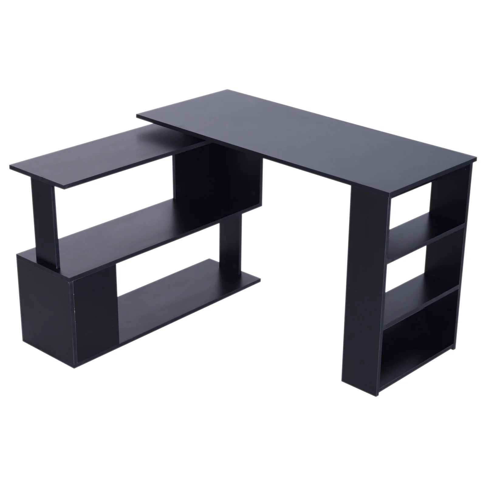 360° Rotating Home Office Corner Desk and Storage 360° Rotating Home Office Corner Desk and Storage