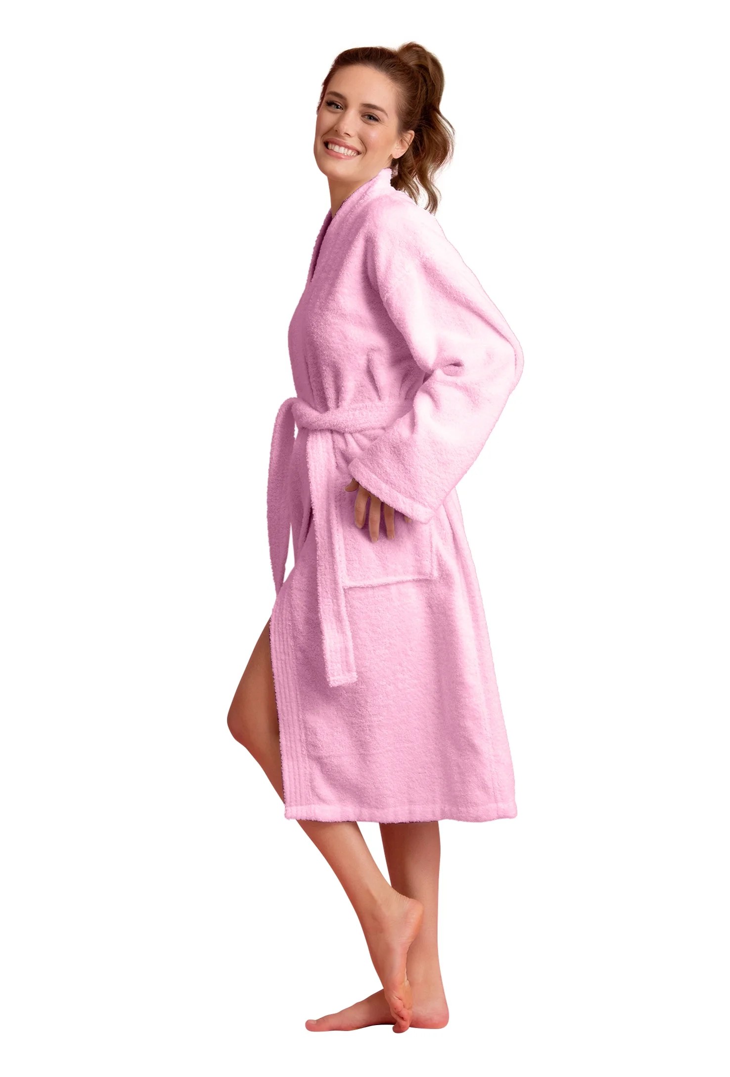 Towelnrobe Deluxe SpaStyle Women Terry Kimono Bathrobe