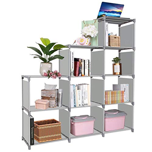 Clewiltess 9 Cube DIY Storage Bookcase,Bookshelf for Kids