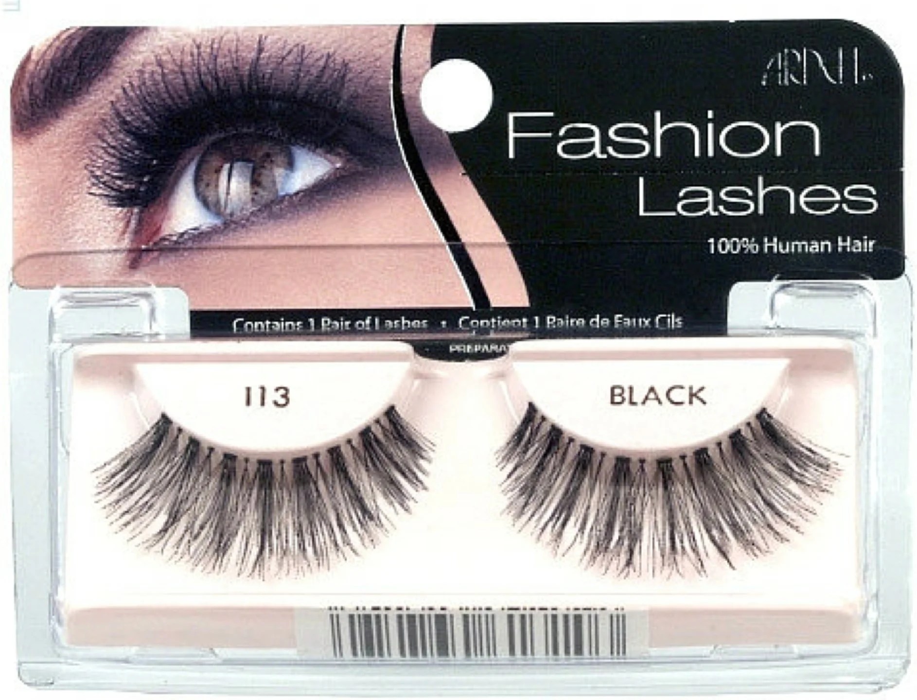 Ardell Fashion Lashes, Black [113] 1 ea (Pack of 4)