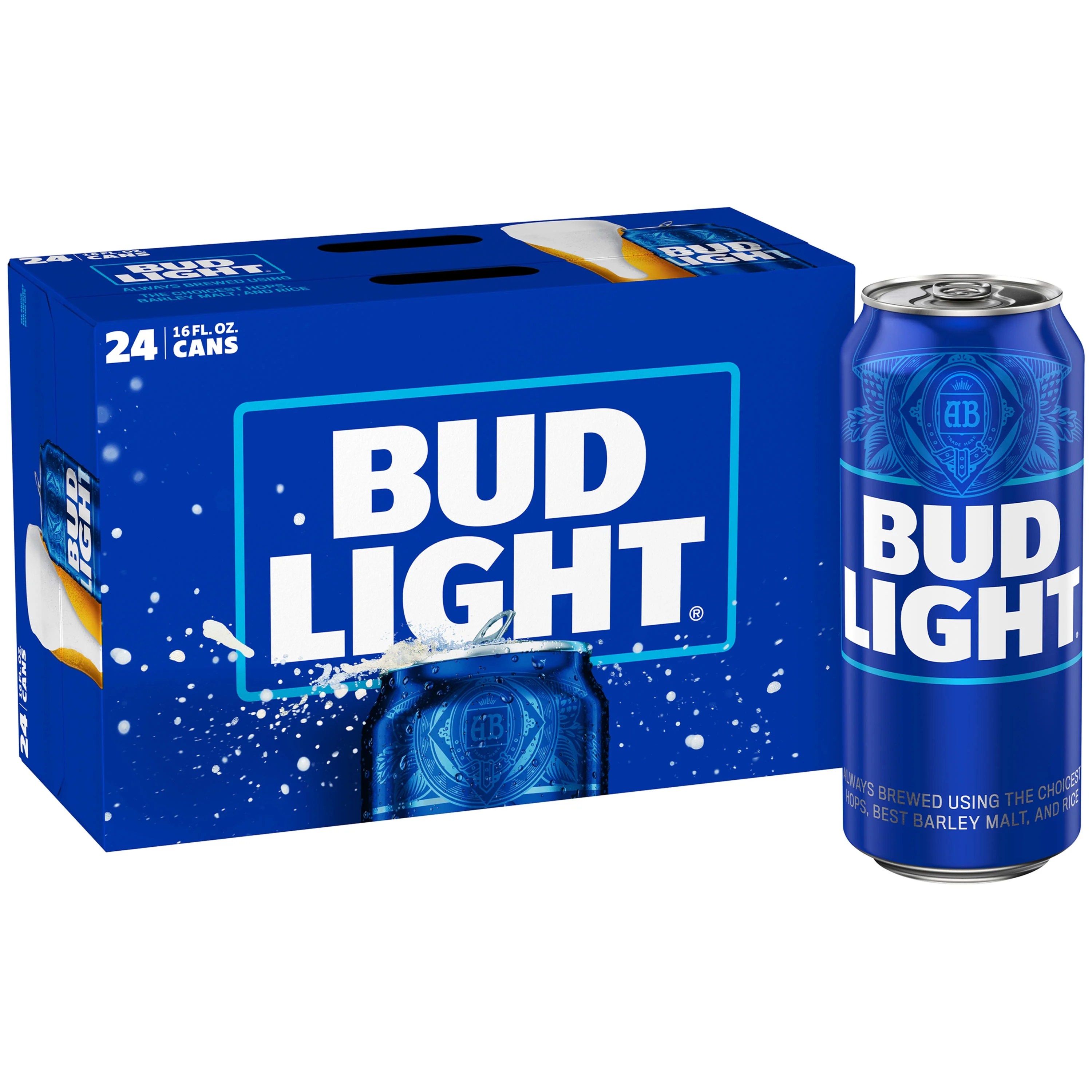 Bud Light Beer, 24 Pack Beer, 16 FL OZ Cans, 4.2 ABV