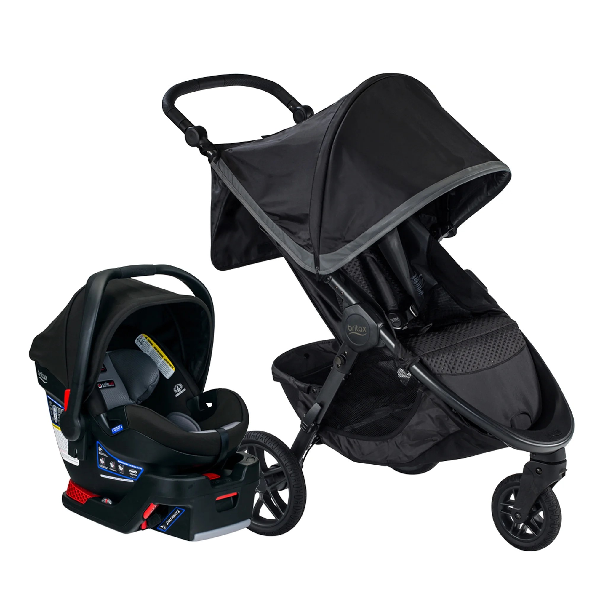 Britax BFree & BSafe Ultra Travel System, Pewter