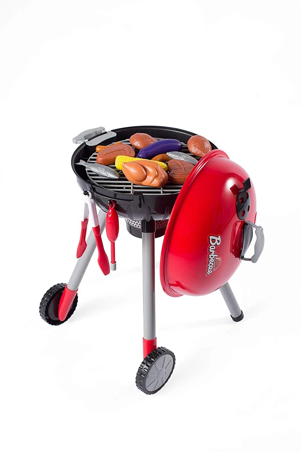 NBD This 8 Piece Backyard Barbeque Get Out 'N Grill Toy Barbeque Grill