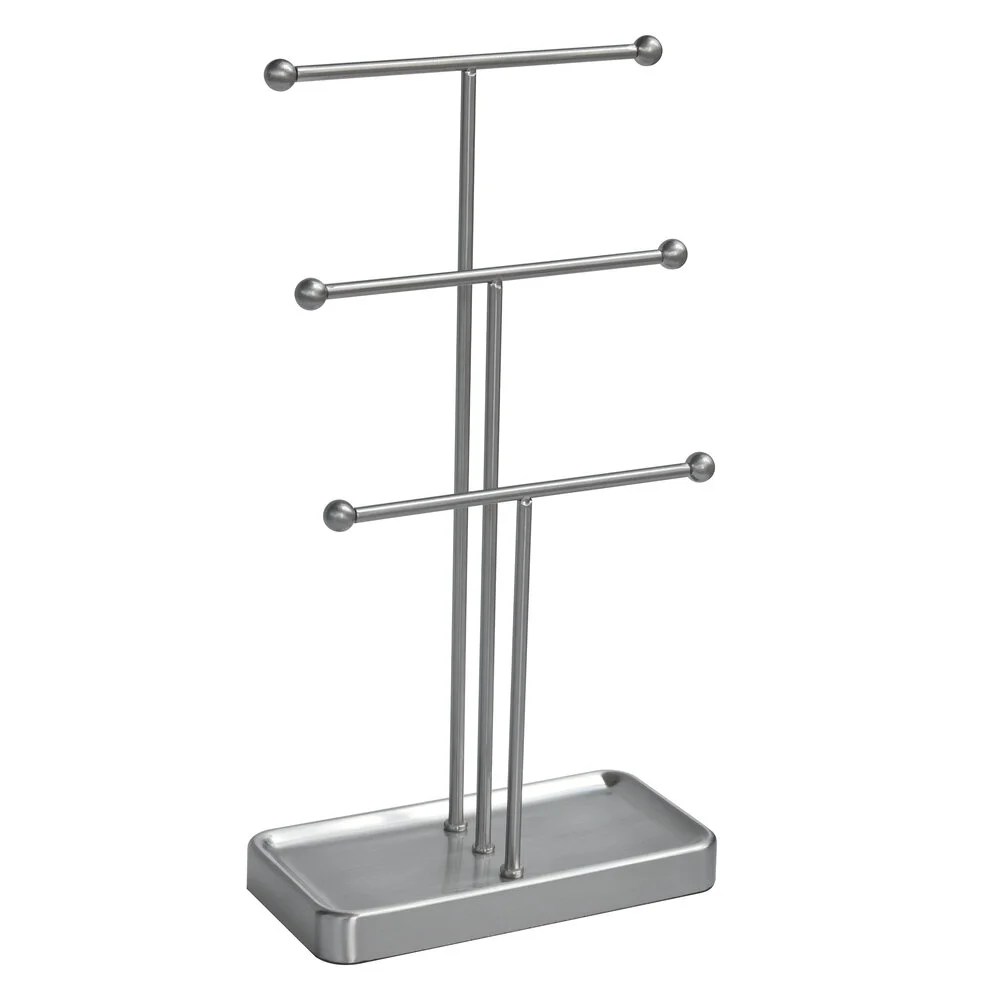 Better Homes & Gardens 3Tier Jewelry Stand, Brushed Nickel Walmart