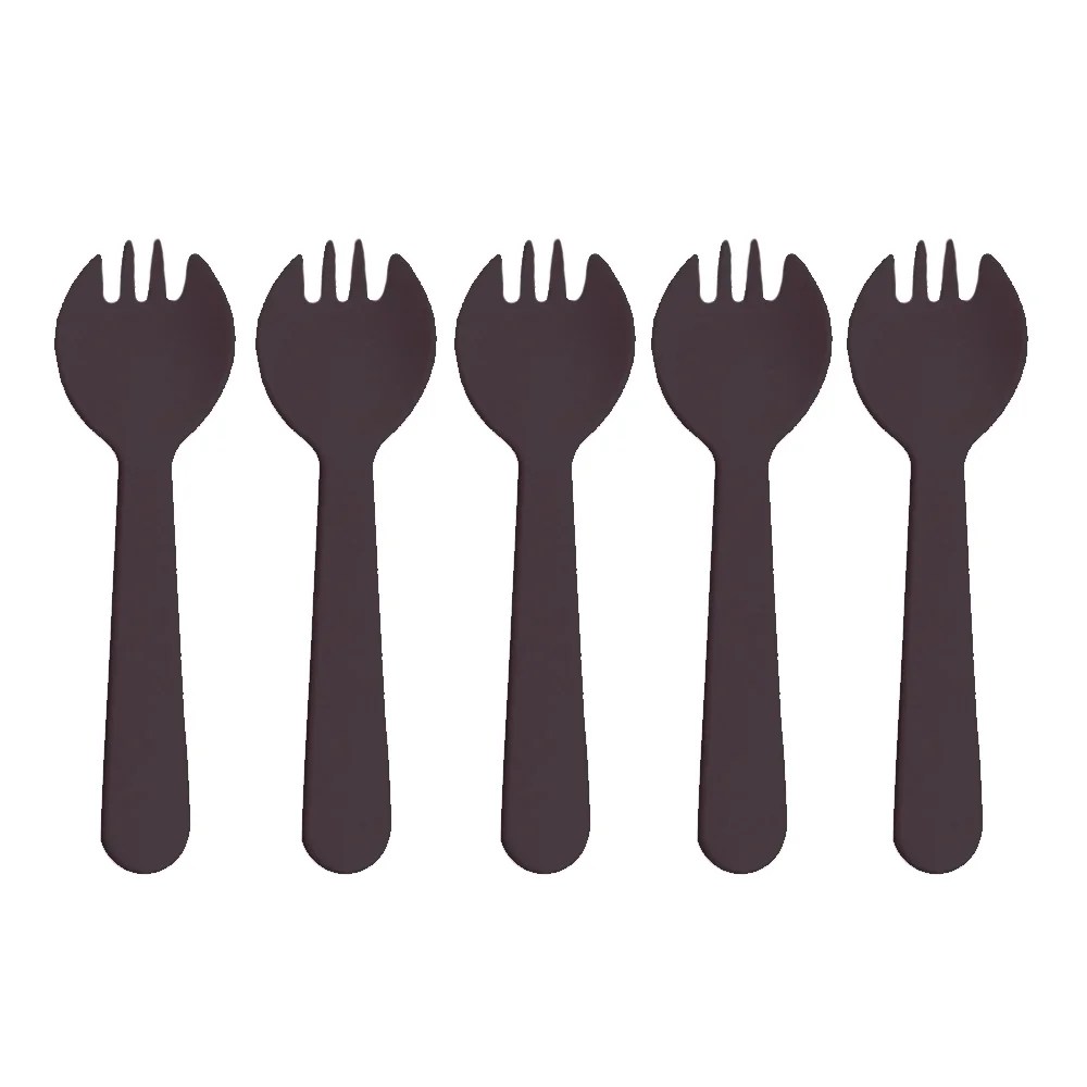 Disposable Sporks (30 Pack) Plastic Sporks BPA Free Kid Safe 2 in 1