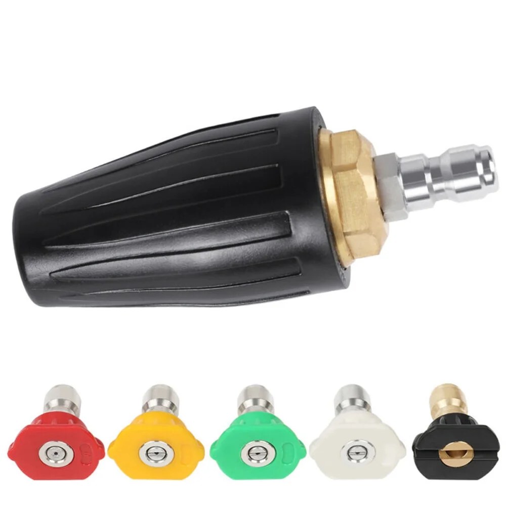 4000PSI High Pressure Washer Turbo Nozzle Rotating Spray