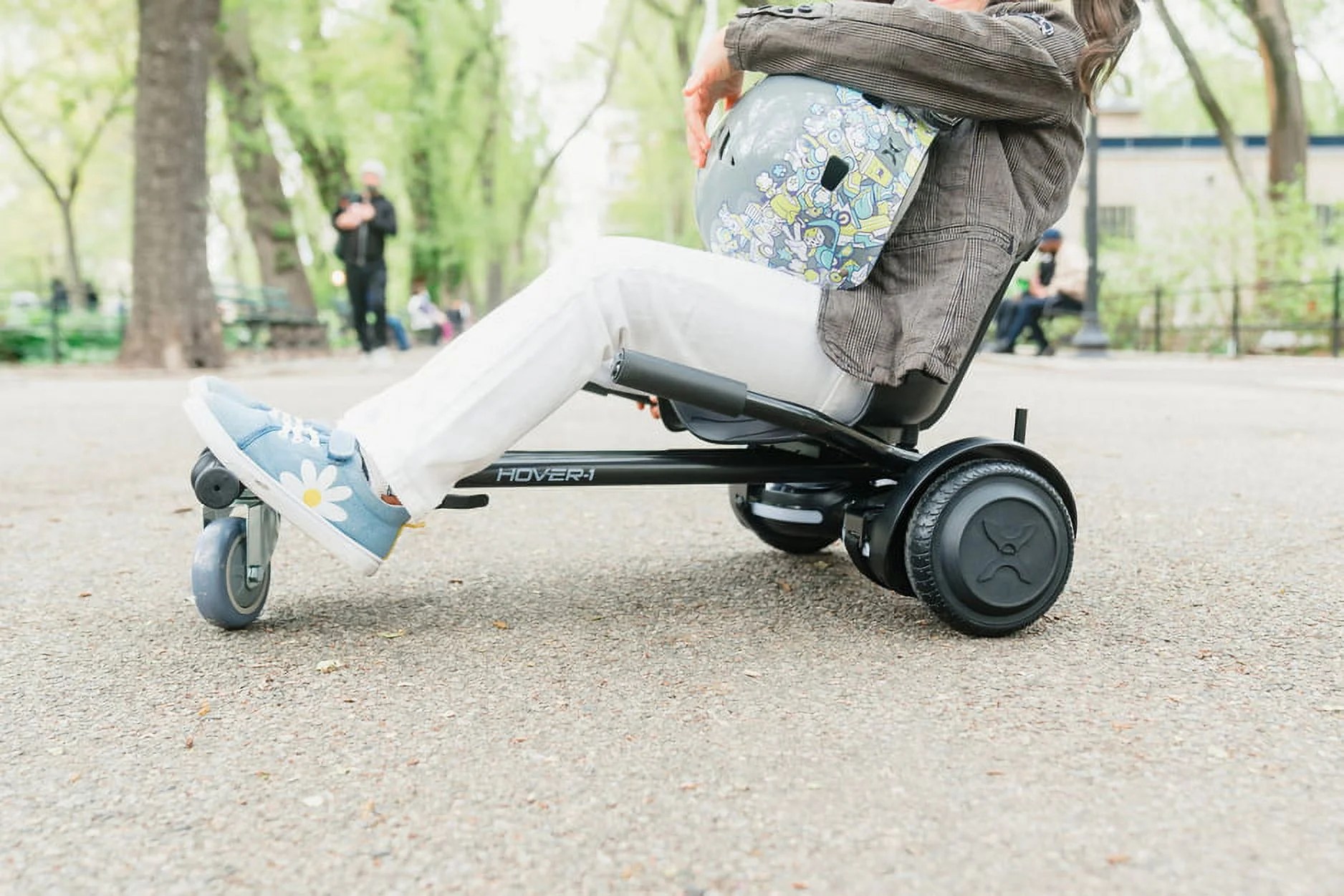 Hover-1 My First Hoverboard Hover Kart Combo for Kids, Black Hoverboard