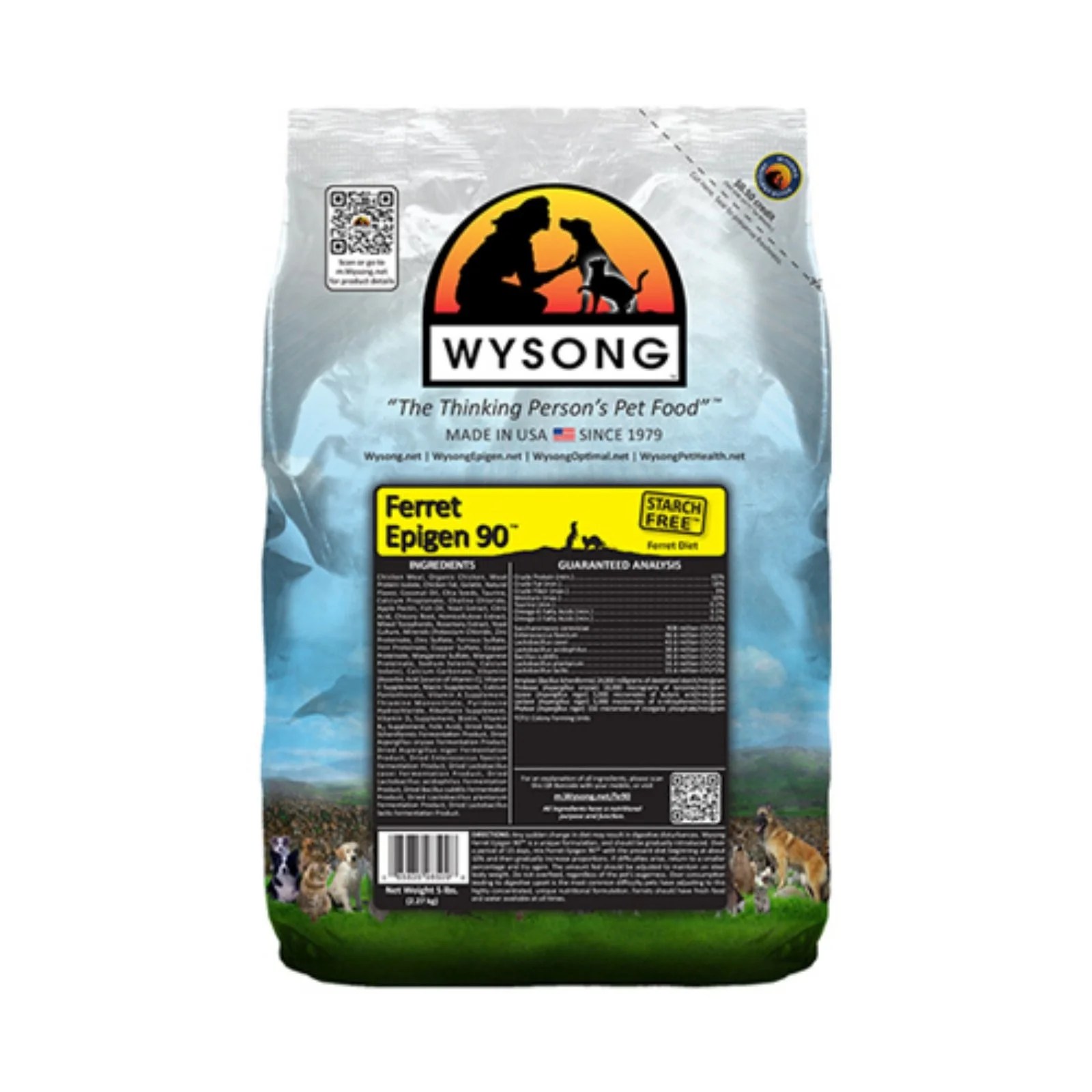 Wysong Ferret Epigen 90 Dry Ferret Food 5 Pound Bag