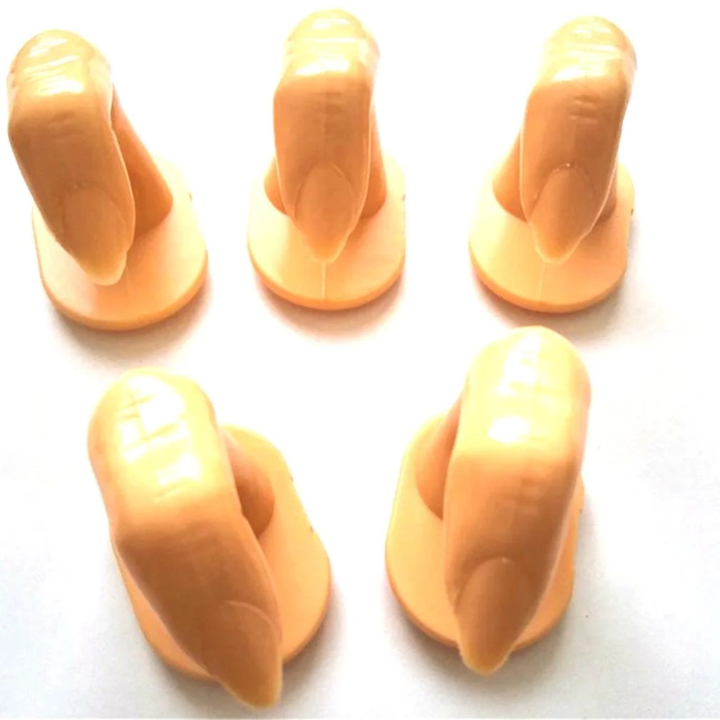 Plastic Practice Training Fake Finger Model Durable Training Nail Art