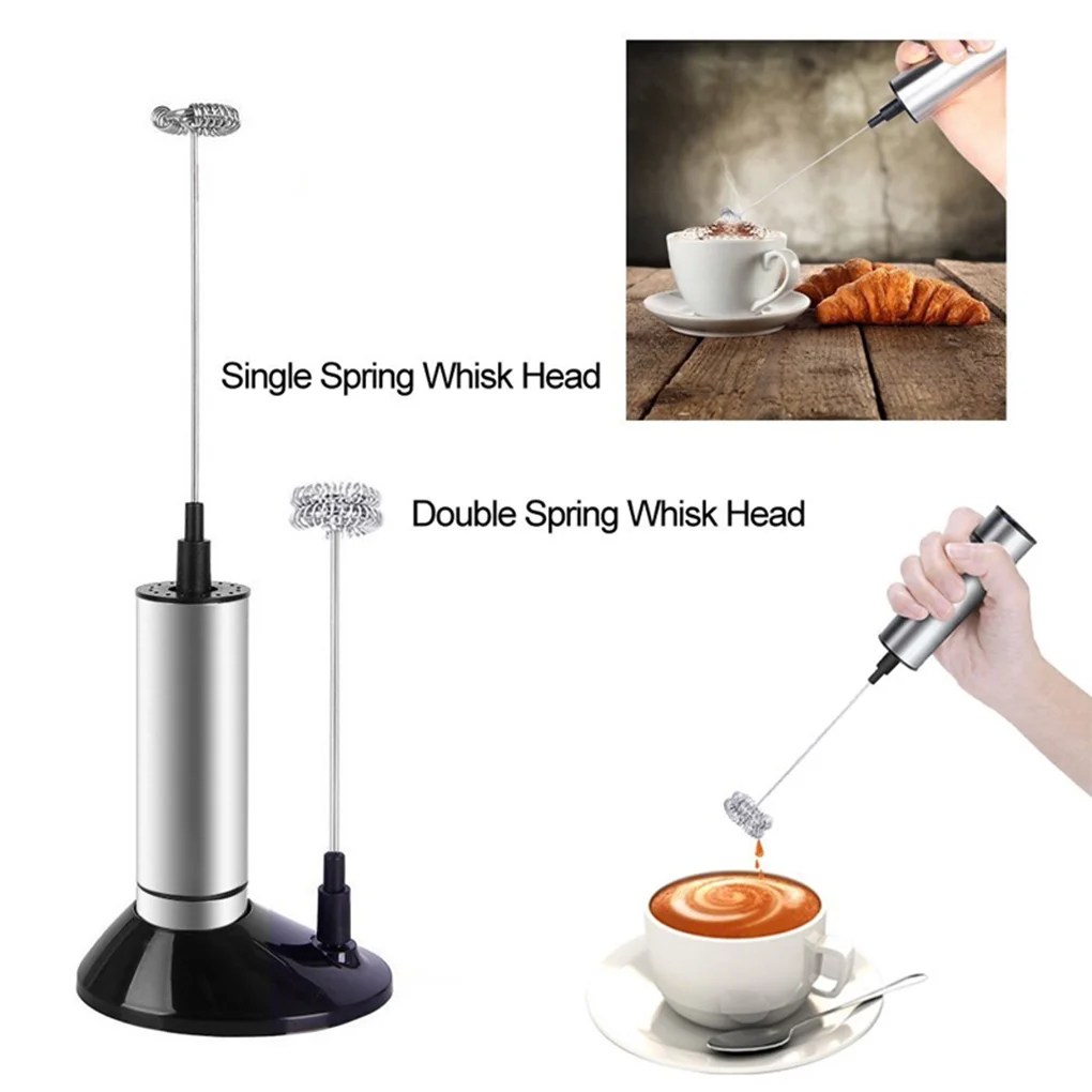 Stainless Steel Powerful Whisk Machine Electric Mini Milk Frother